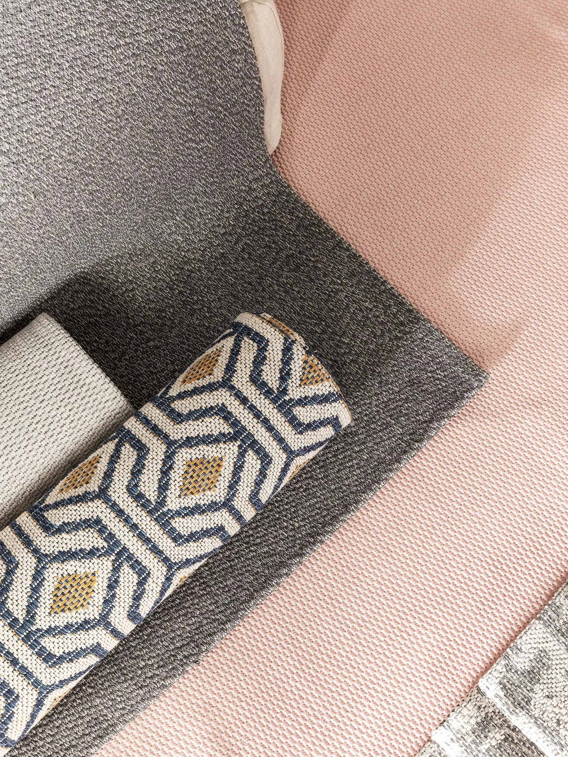 Tapis Cooper en 100% Coton en Rose de benuta nest