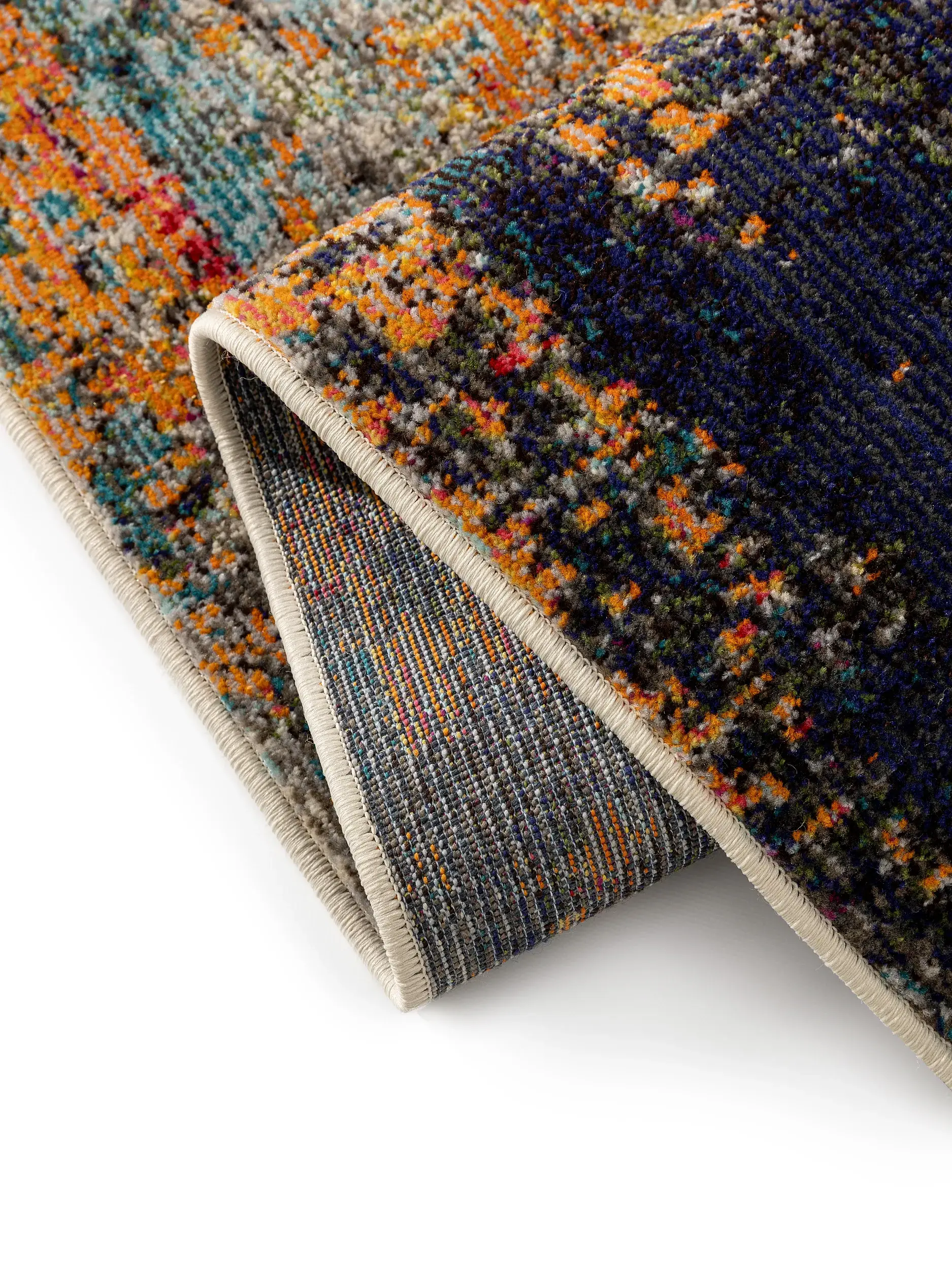 Teppich aus 100% Polypropylen in Multicolor mit 100% Polypropylen hohem Flor von benuta Nest