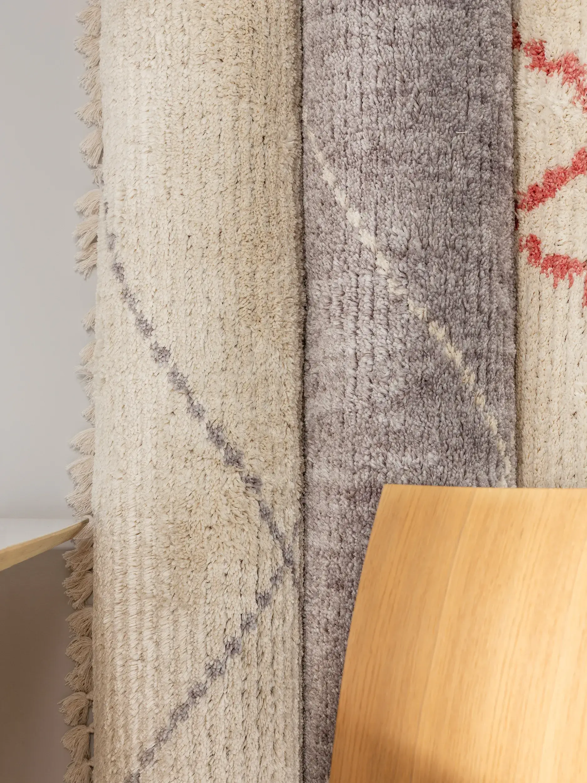 Teppich Bosse aus 100% Polyester in Beige von benuta Pop