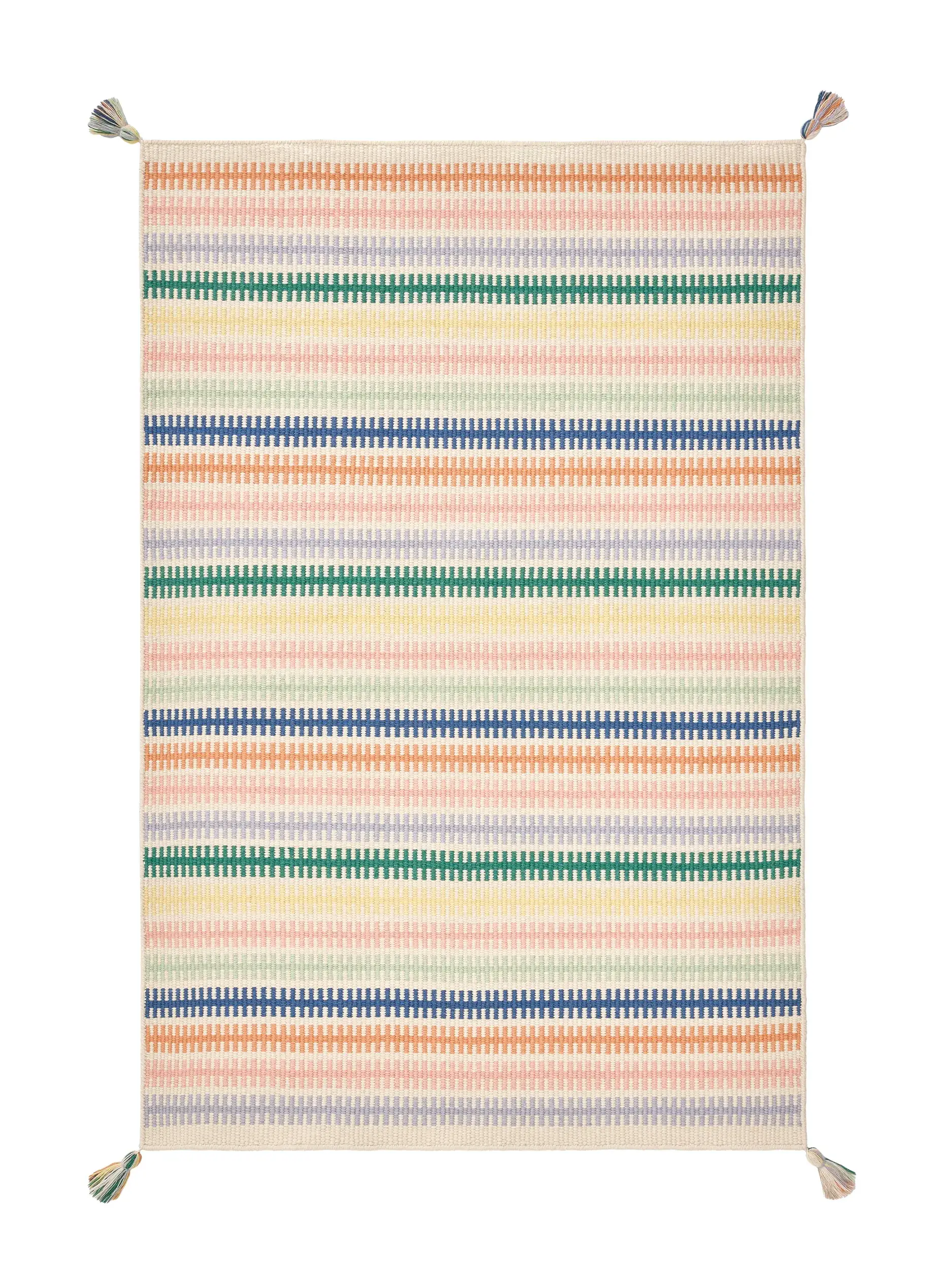 Rug made of 100% Wolle in Multicolor with a 100% Wolle high pile by Lytte