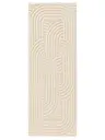 Wollteppich Läufer Nuria Cream