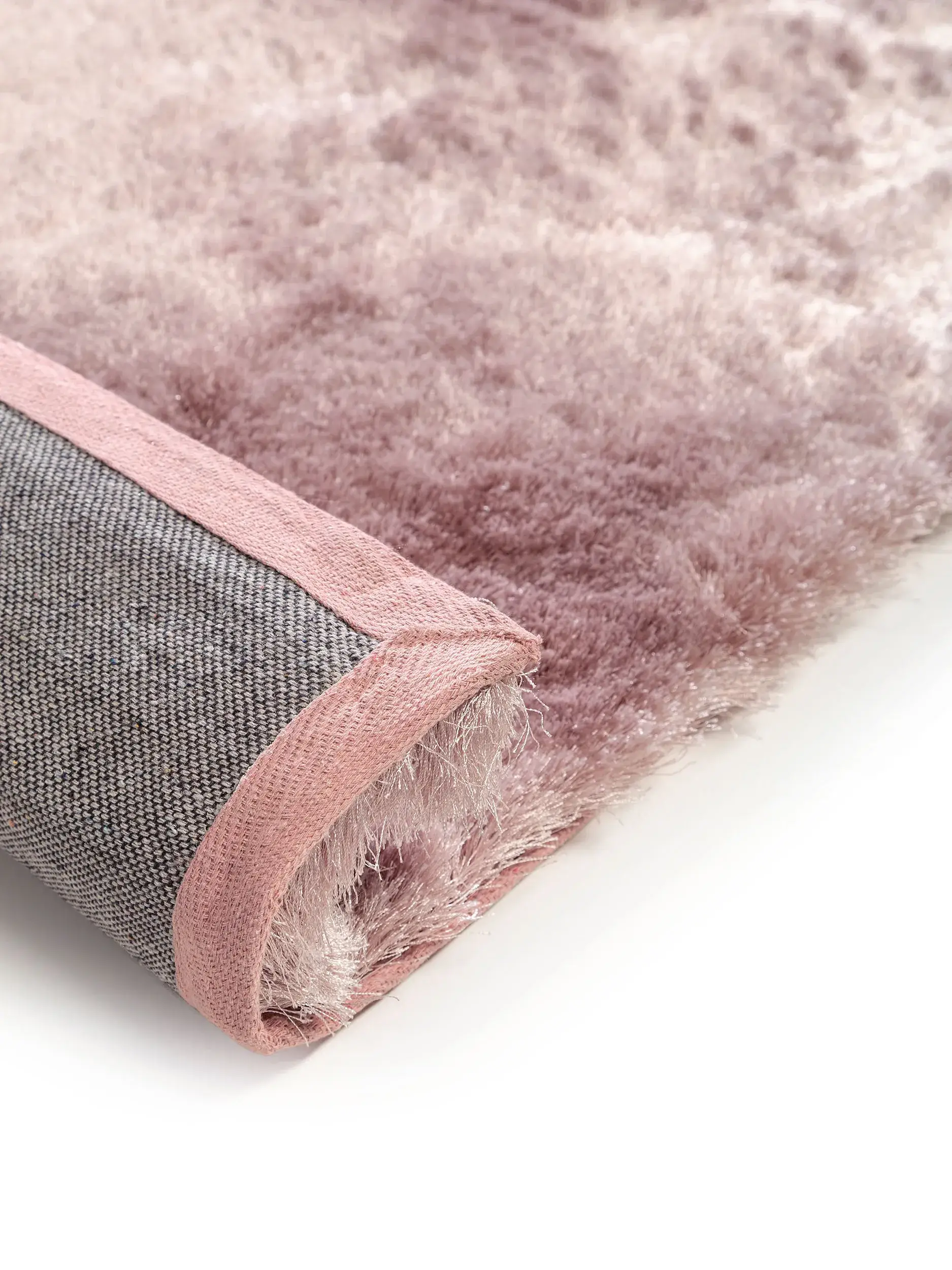Teppich aus 100% Polyester in Rosa mit 100% Polyester hohem Flor von benuta Nest