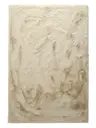 Tapete com pelo Lux Creme