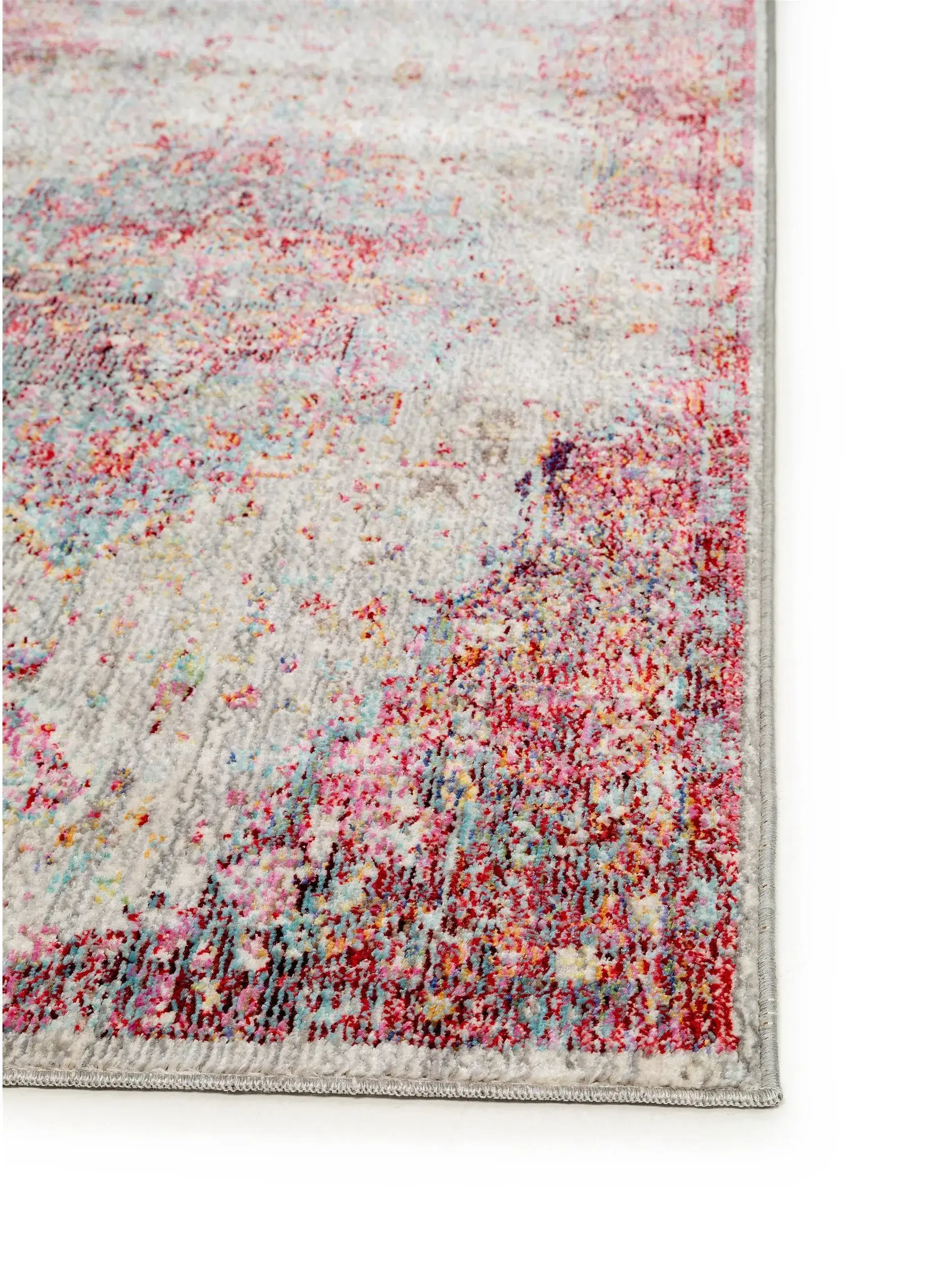 Teppich aus 100% Polyester in Multicolor mit 100% Polyester hohem Flor von benuta