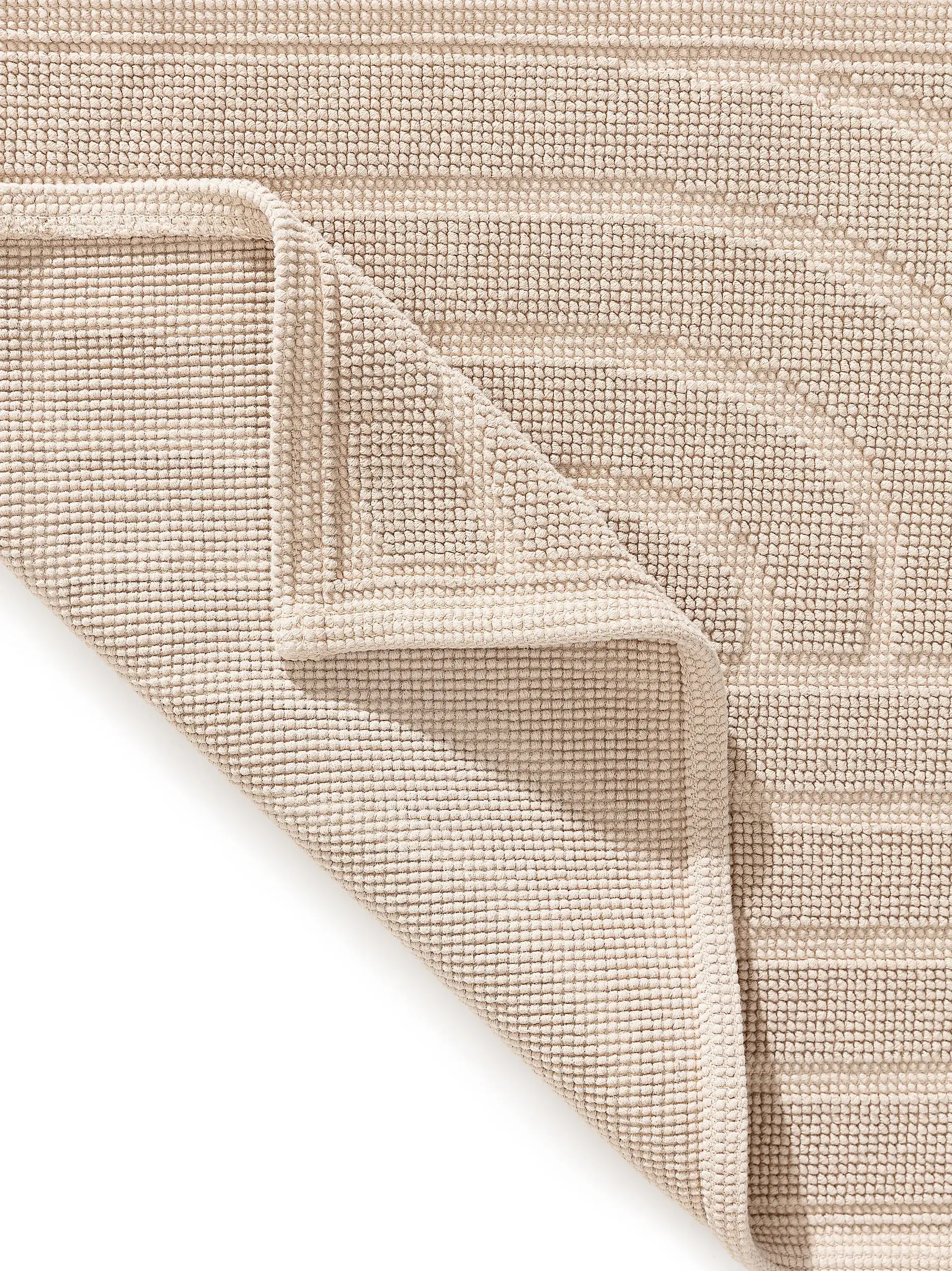 Badematte Jojo Beige Einfarbig-suunnittelussa, valmistettu 100% Baumwolleista, benuta Nestin toimesta