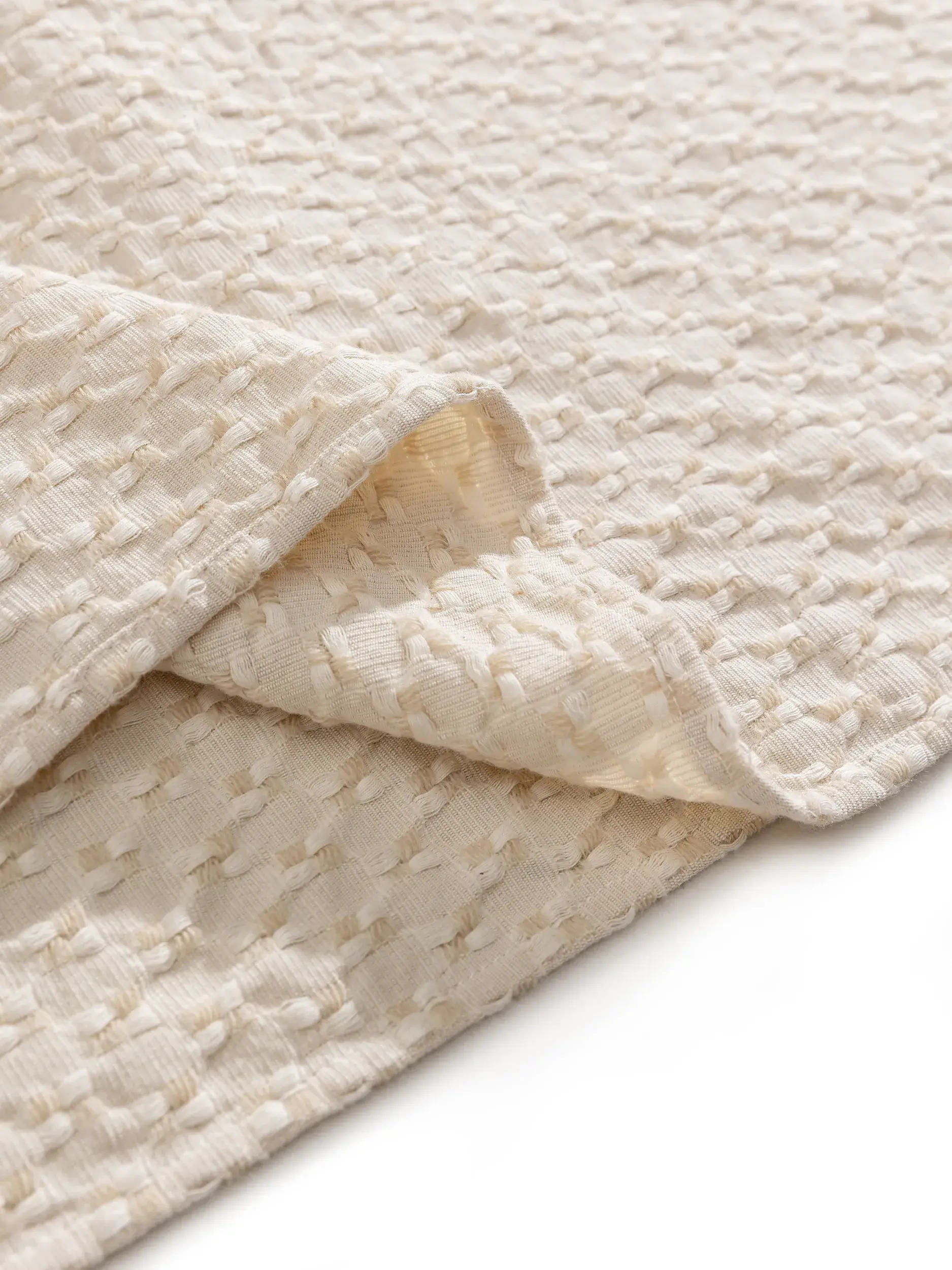 Decke Vanida Beige im Design  aus  von benuta Pure