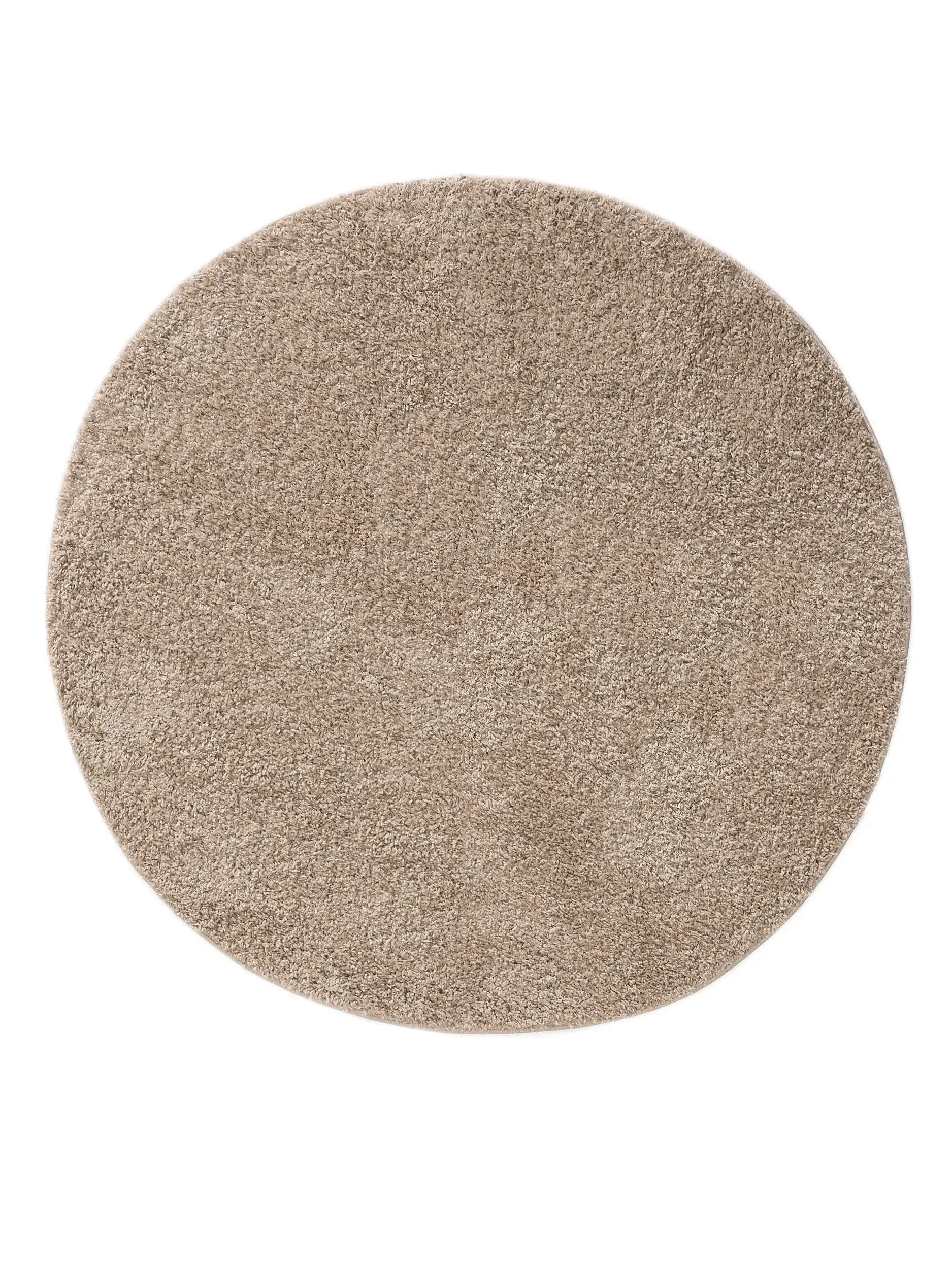 Teppich aus 100% Polypropylen in Beige mit 100% Polypropylen hohem Flor von benuta Basic