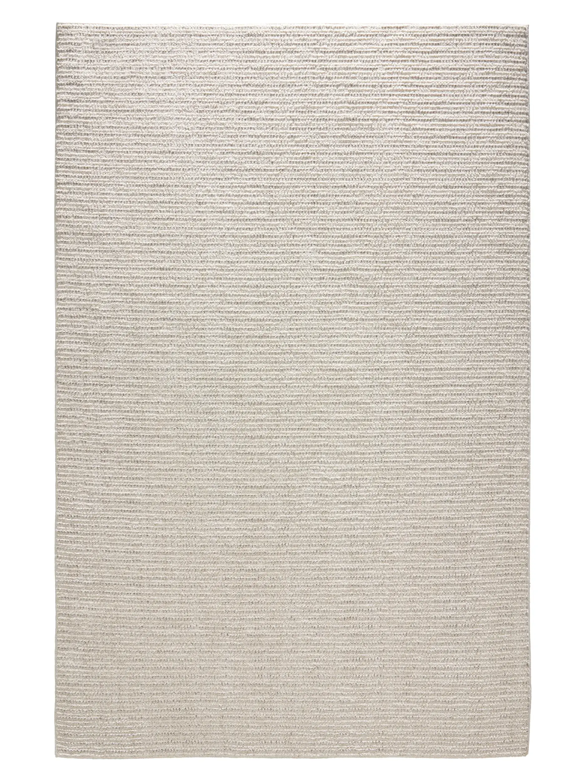 Matta av 100% Polyester i Vit med 100% Polyester hög lugg från benuta nest