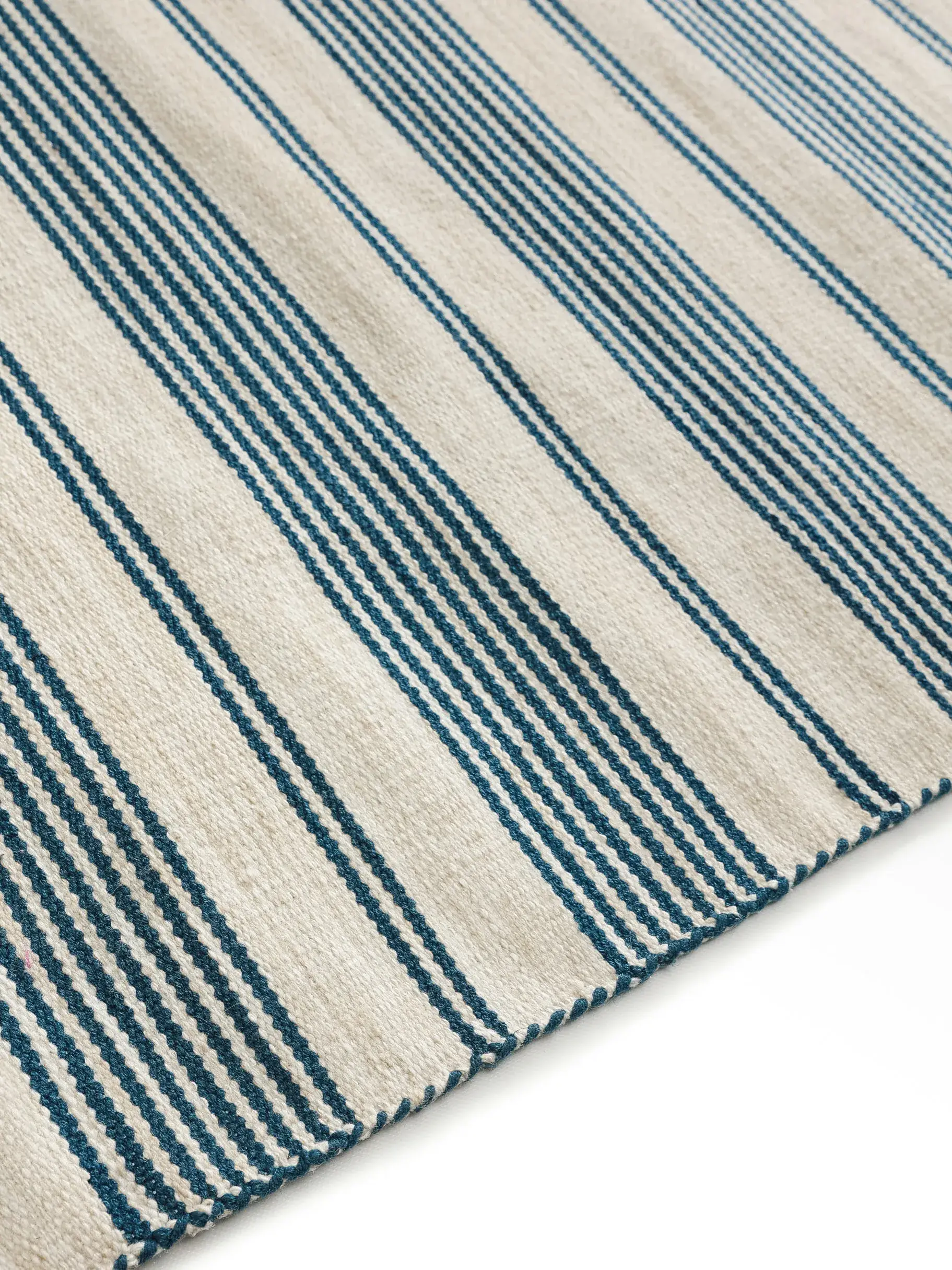 Rug Rida made of 100% Polyester (recycled PET) in Blue by benuta Nest