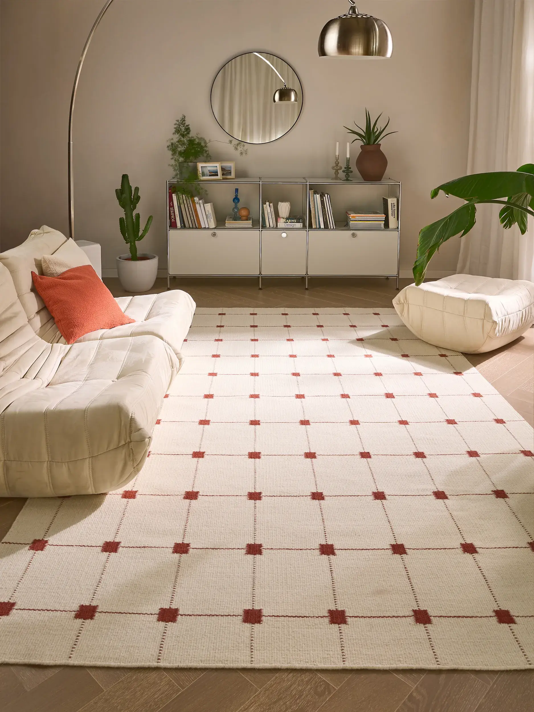 Teppich Grady aus 100% Wolle in Beige von benuta Pure