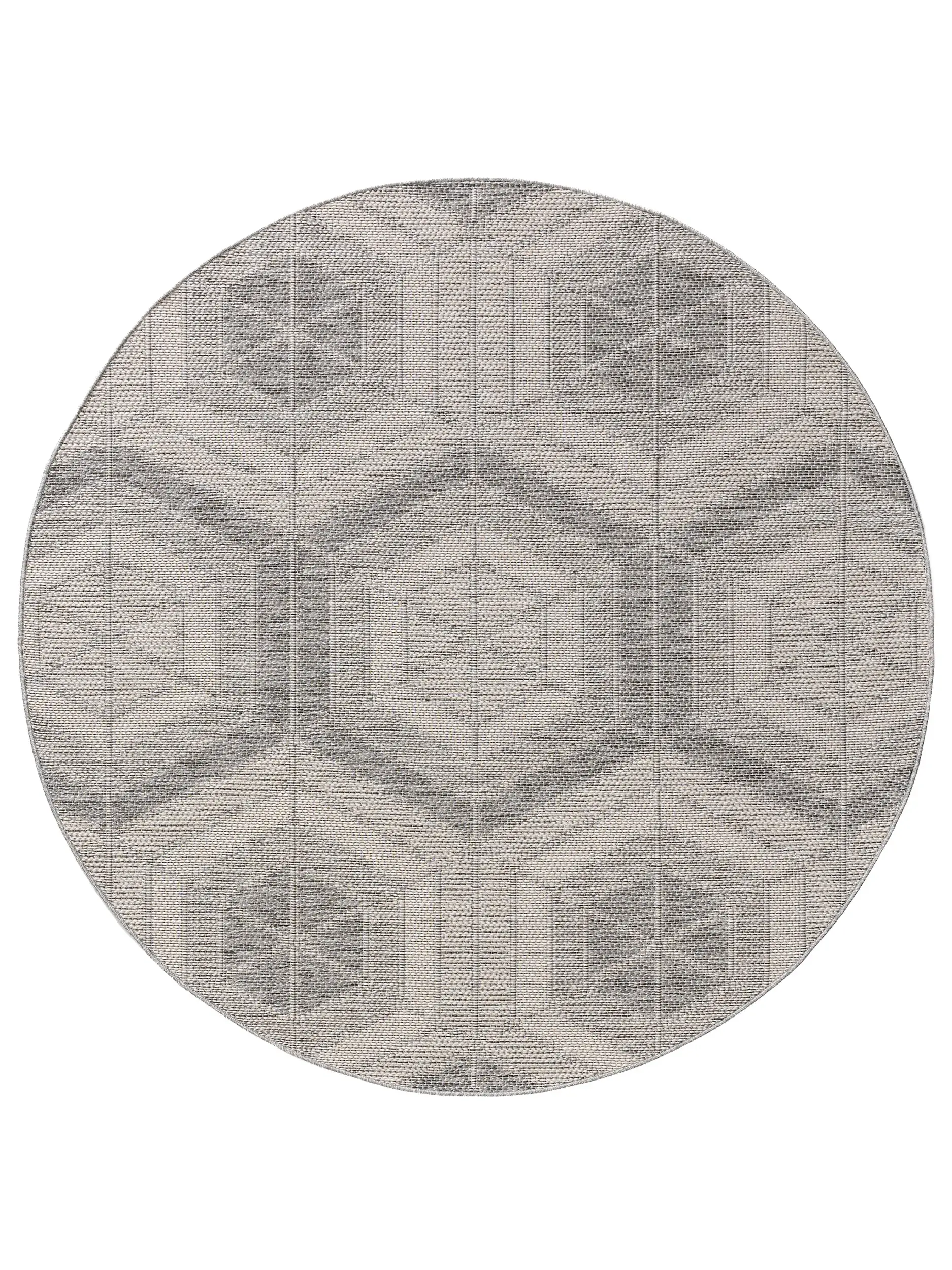 Rug made of 100% Polypropylen in Grey with a 100% Polypropylen high pile by benuta Nest