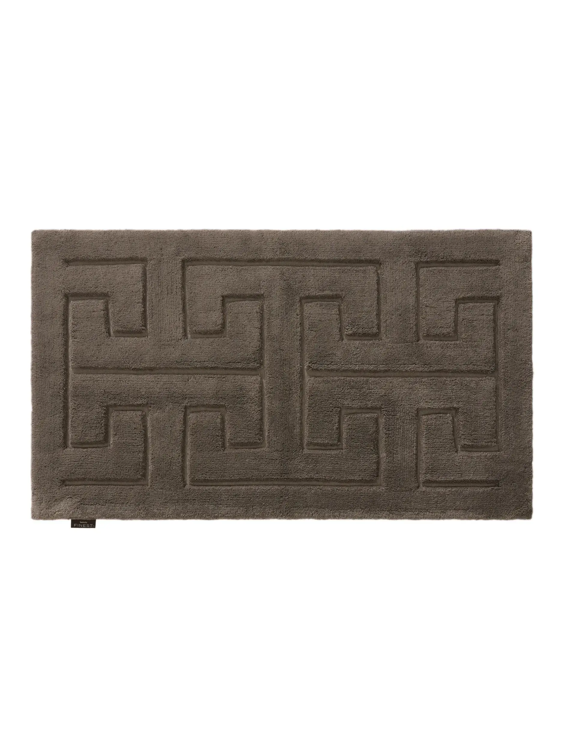 Tappeto da bagno Helios Grigio di benuta Finest