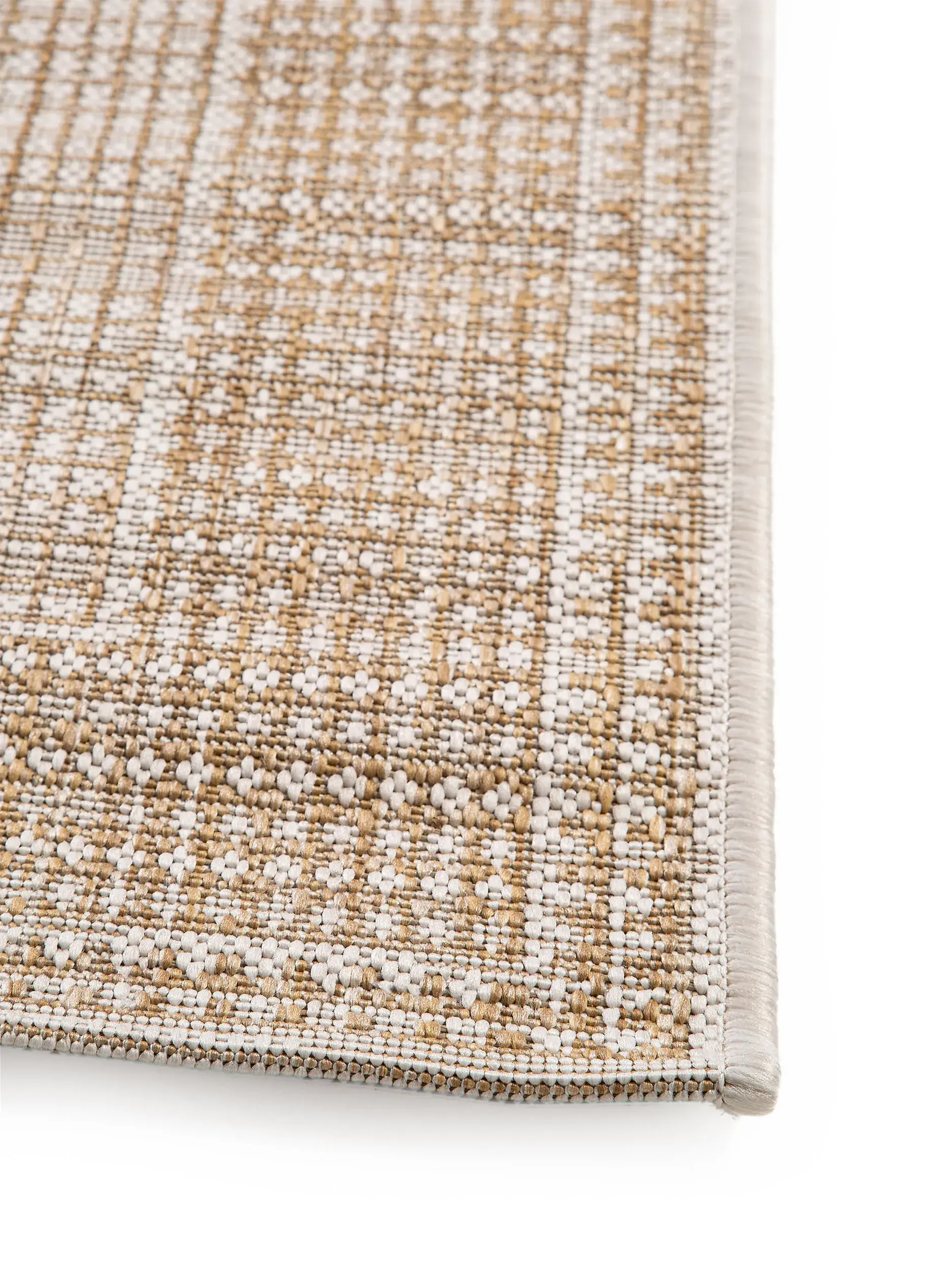 Tappeto di 100% Polipropilene in Beige con pelo alto 100% Polipropilene da benuta nest