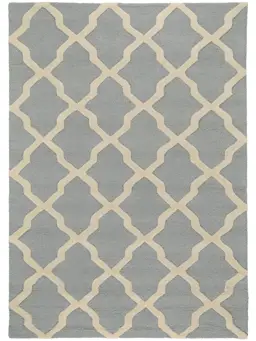 Wollteppich Windsor Hellblau