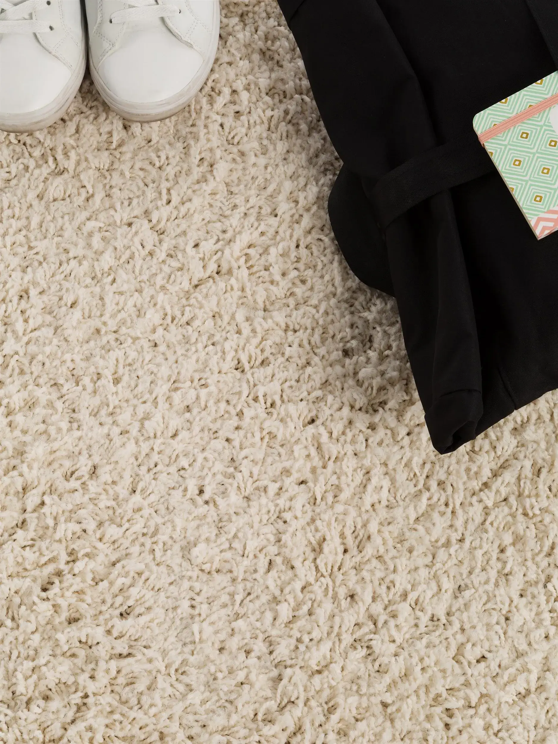 Teppich Swirls aus 100% Polypropylen in Beige von benuta