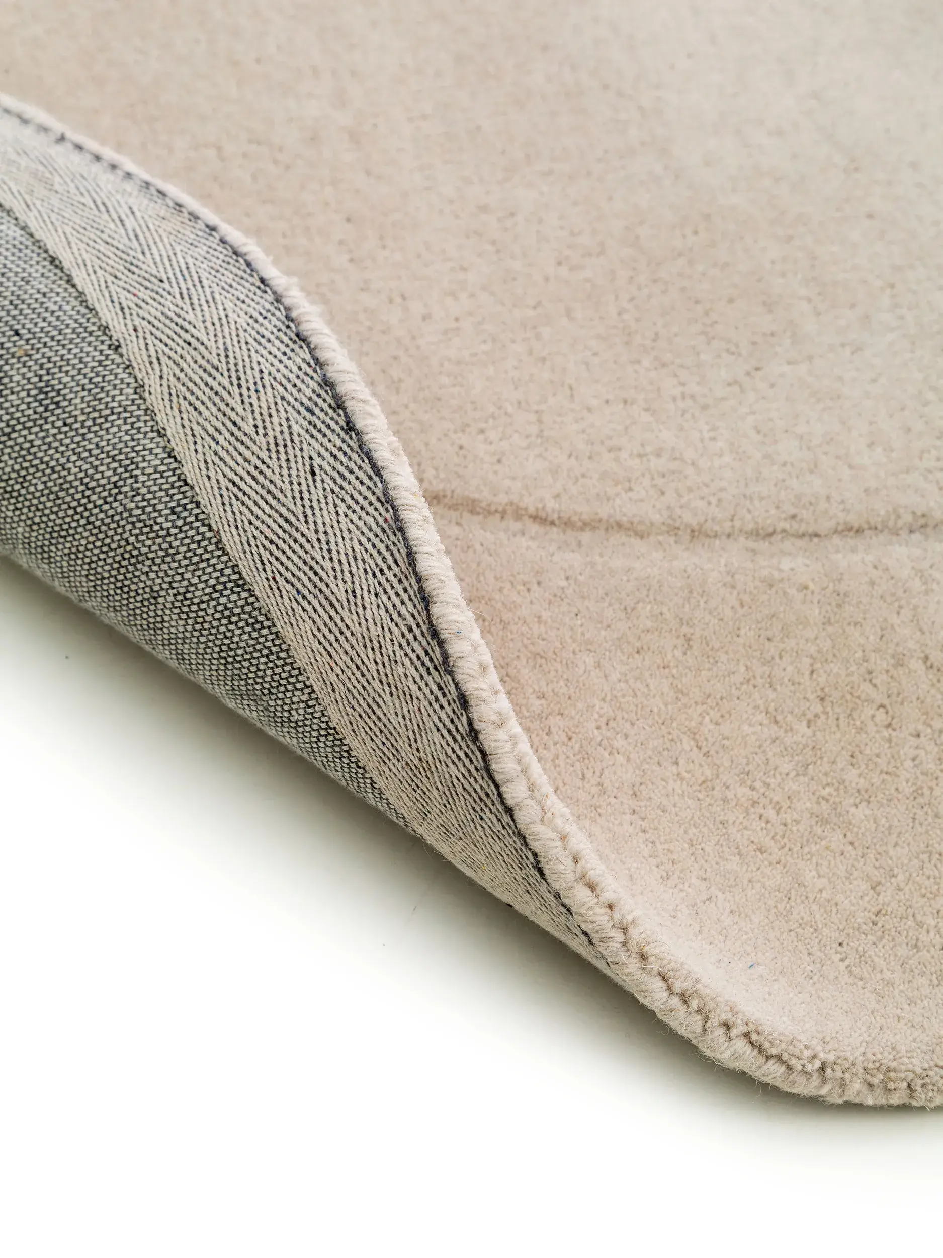 Alfombra de 100% Lana en Beige con un pelo de {{Placeholder_Pile Height}} de altura de benuta pure