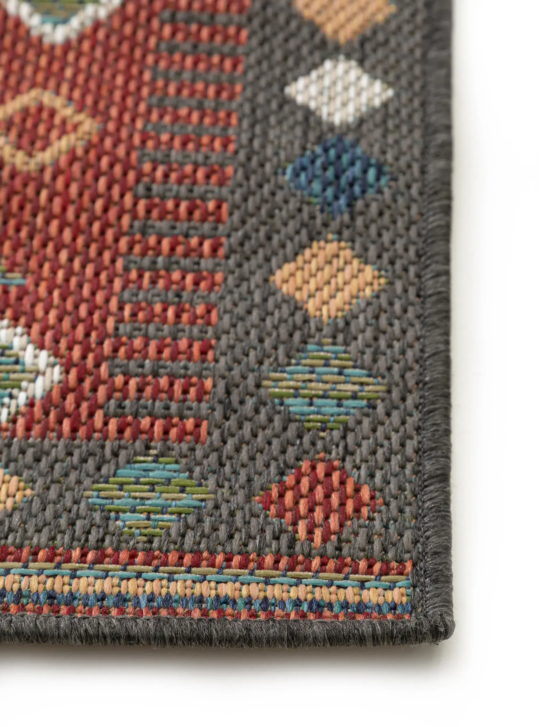 Rug made of 100% Polypropylen in Multicolor with a 100% Polypropylen high pile by benuta Nest