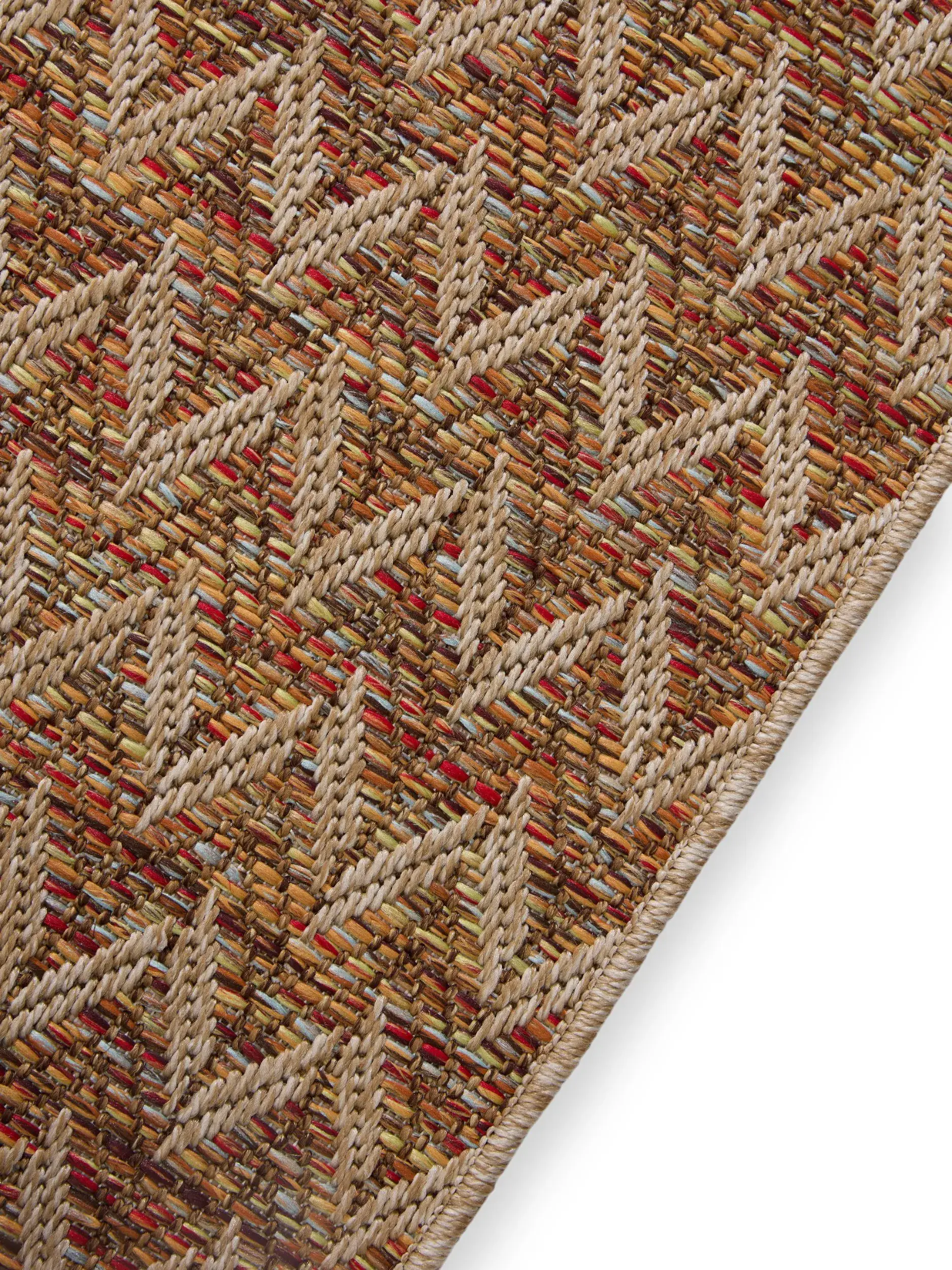Rug made of 100% Polypropylen in Beige with a 100% Polypropylen high pile by benuta Nest