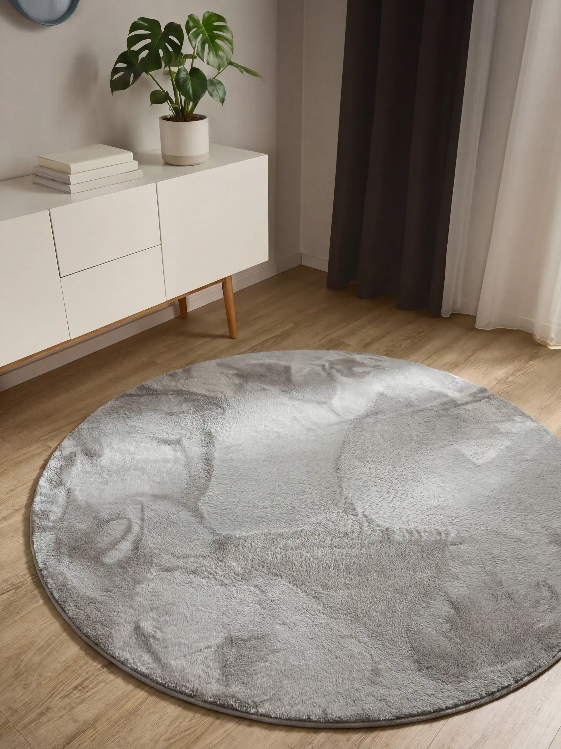 Teppich Furry aus 100% Polyester in  von benuta Basic