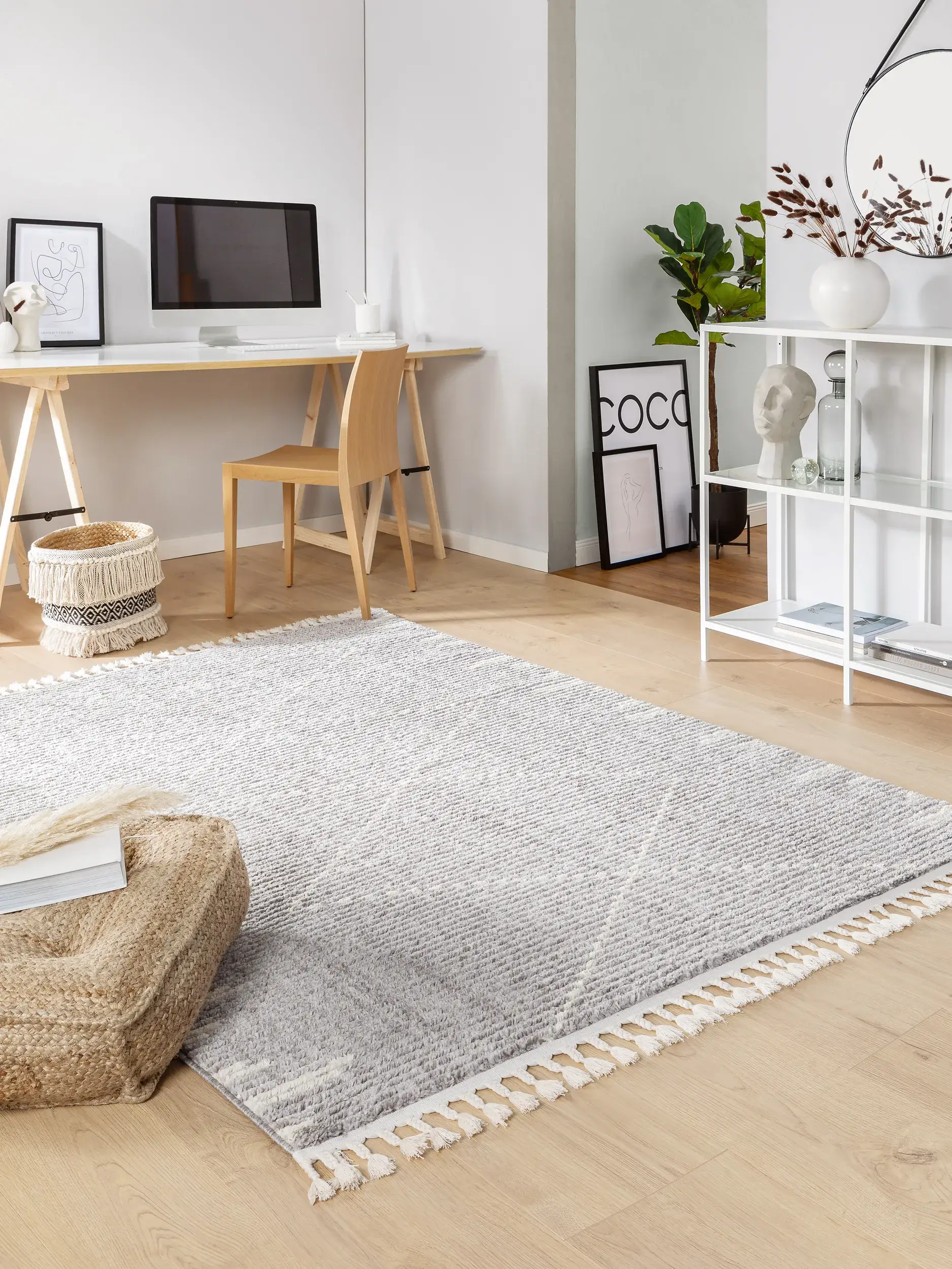 Teppich Bosse aus 100% Polyester in  von benuta Pop