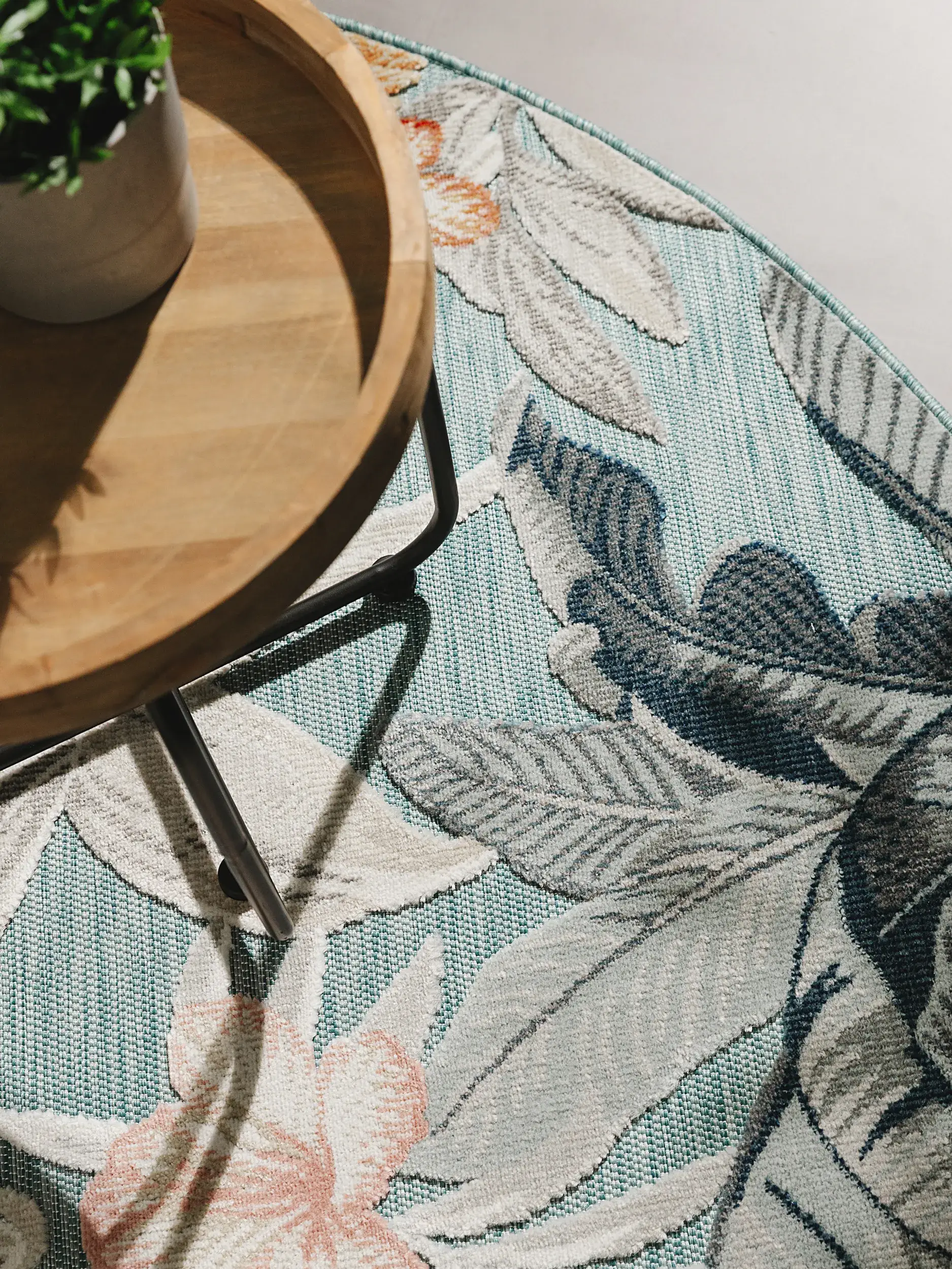 Rug made of 100% Polypropylen in Multicolour with a 100% Polypropylen high pile by benuta Basic