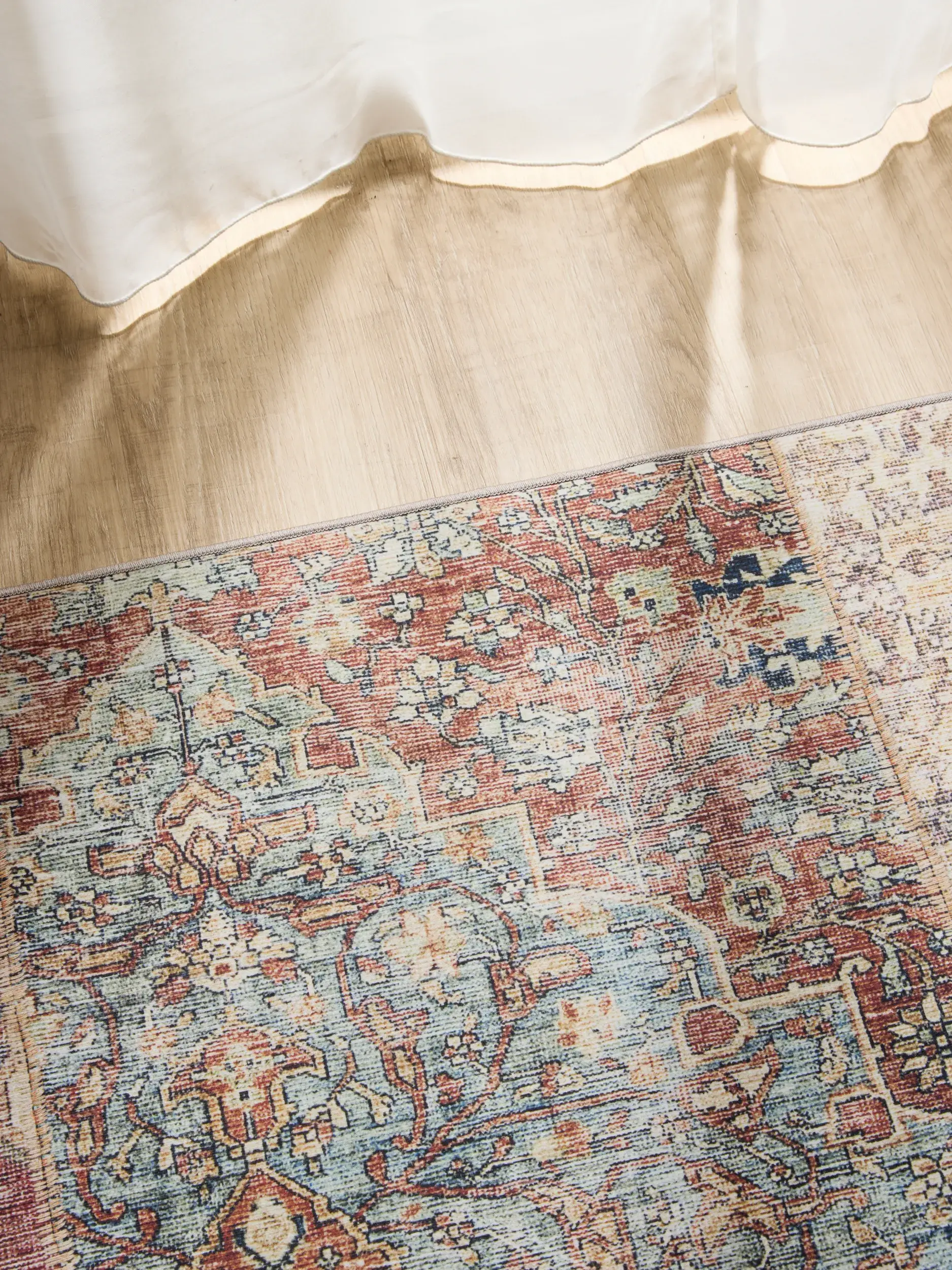 Rug made of 100% Polyester in Multicolour with a 100% Polyester high pile by benuta Basic