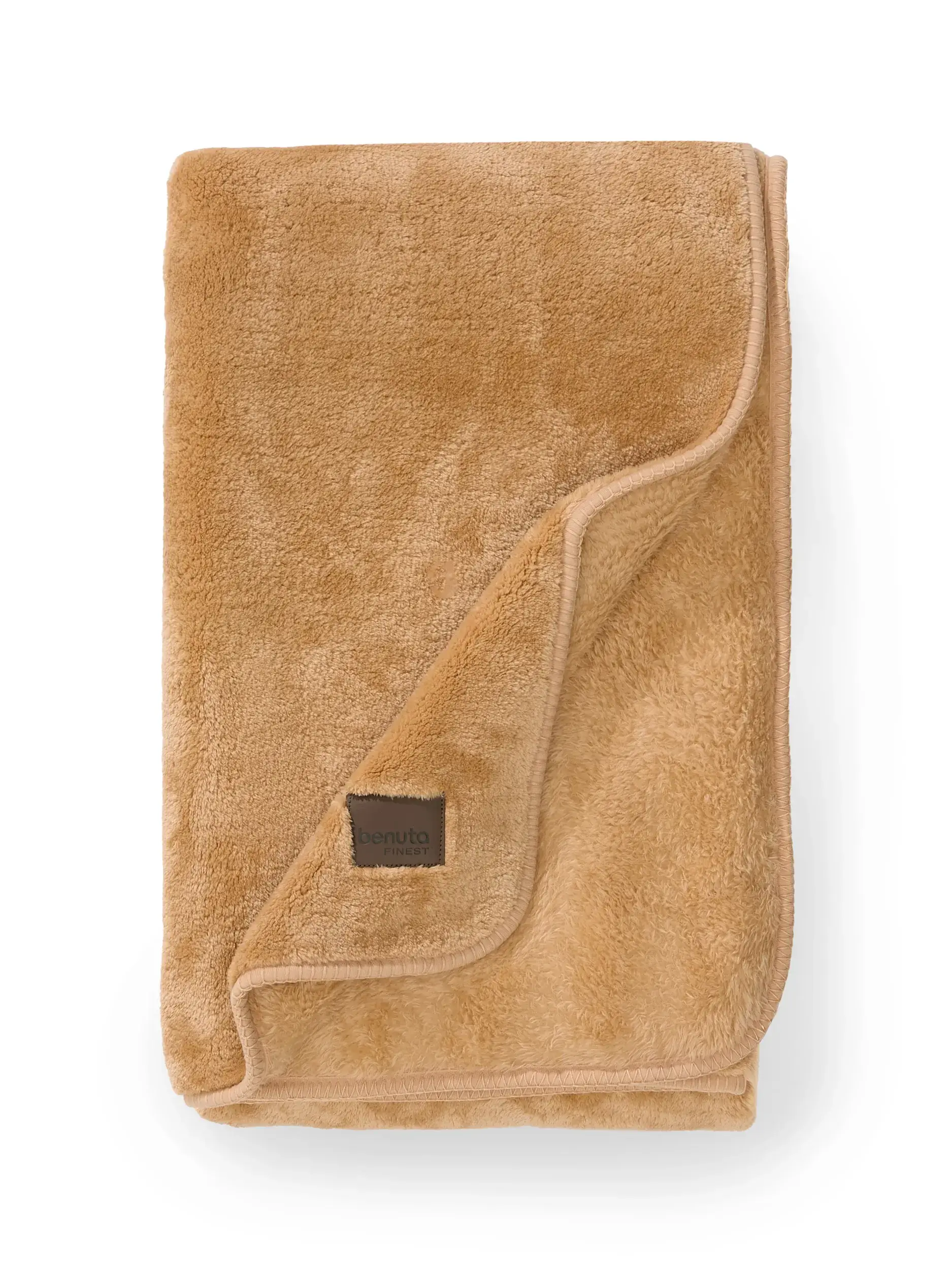 Tæppe Lux Beige fra benuta Finest