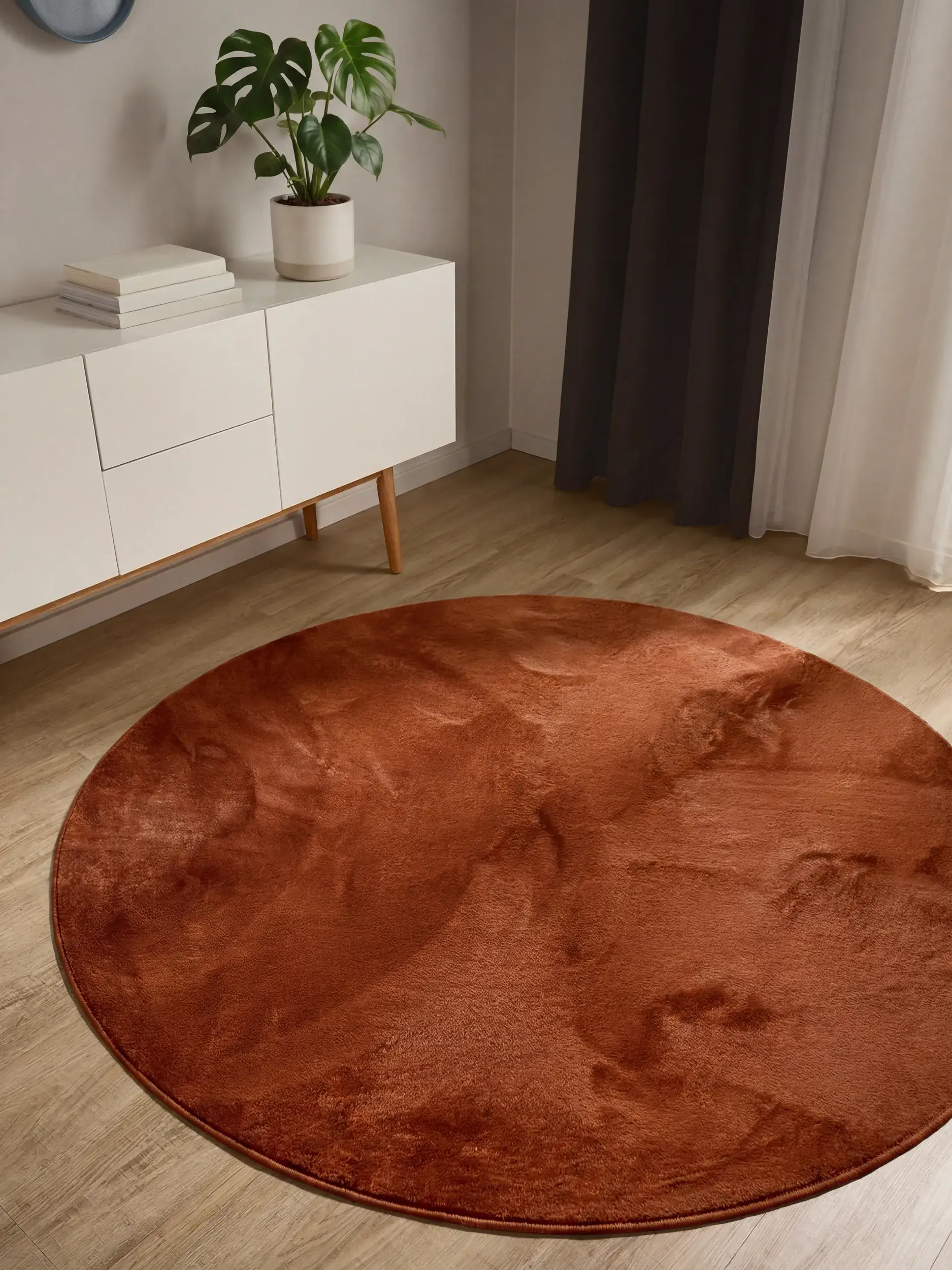 Teppich Furry aus 100% Polyester in  von benuta Basic