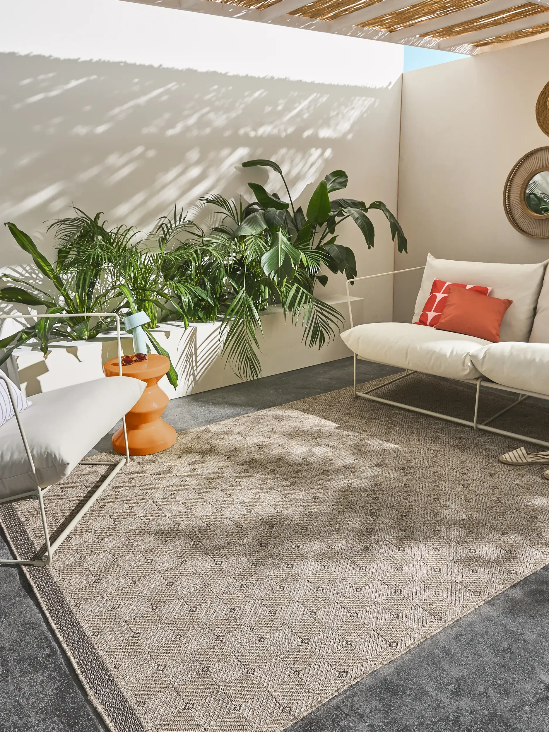 Teppich Naoto aus 100% Polypropylen in Beige von benuta Nest