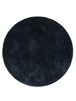 Washable Shaggy Rug Melvin Dark Blue