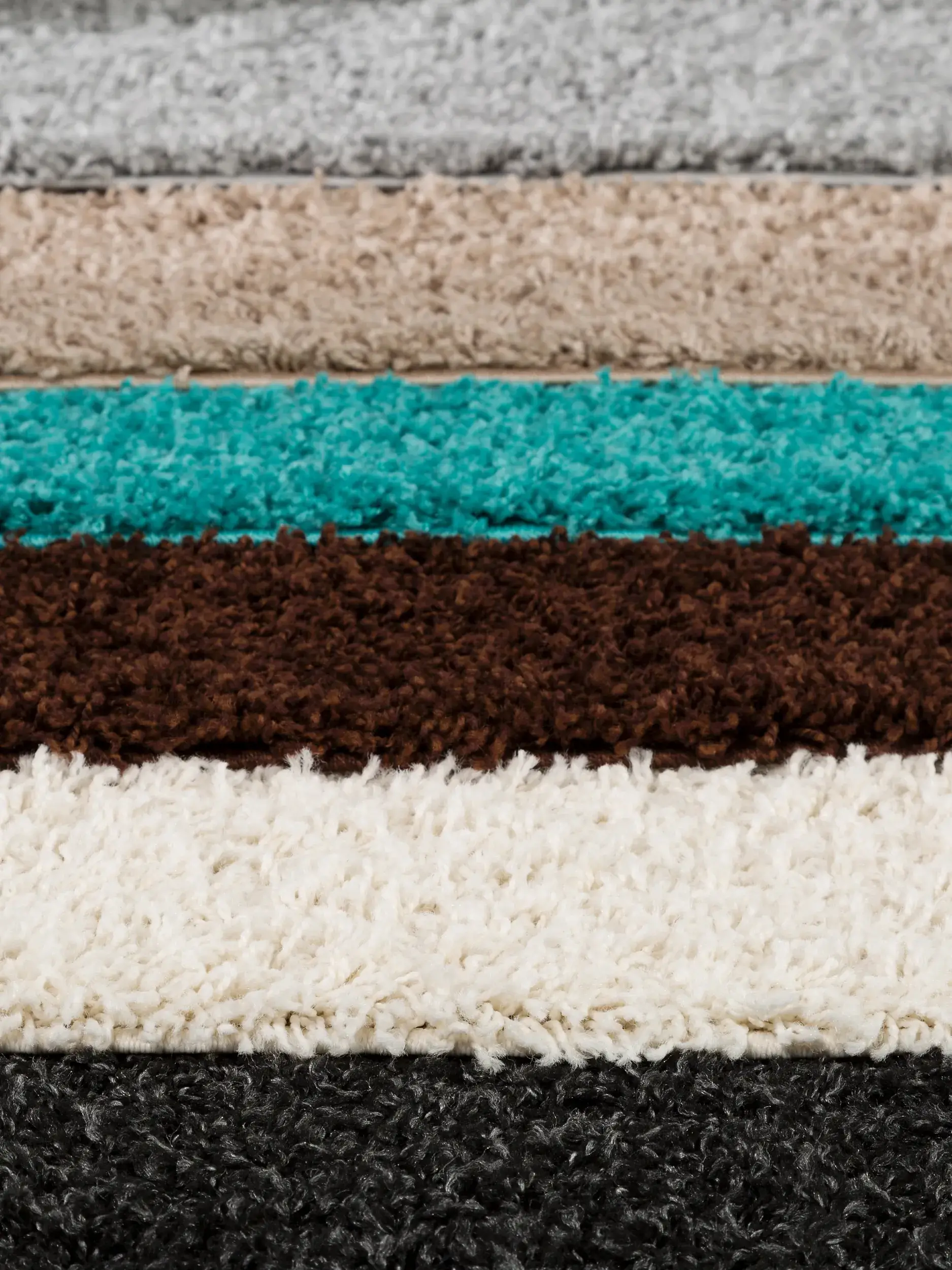 Teppich Swirls aus 100% Polypropylen in Braun von benuta