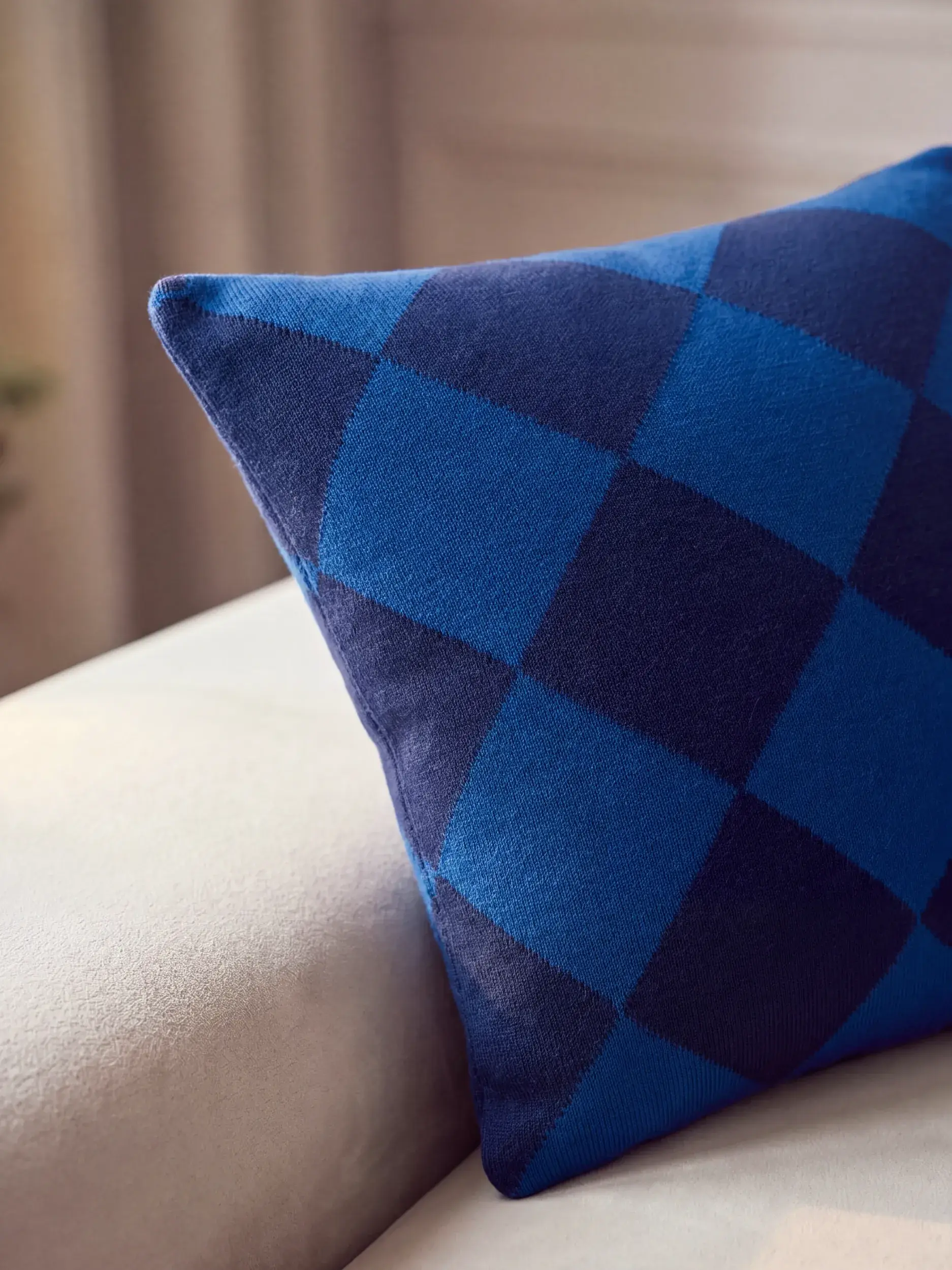 Kerstkussen Ally Blauw van benuta
