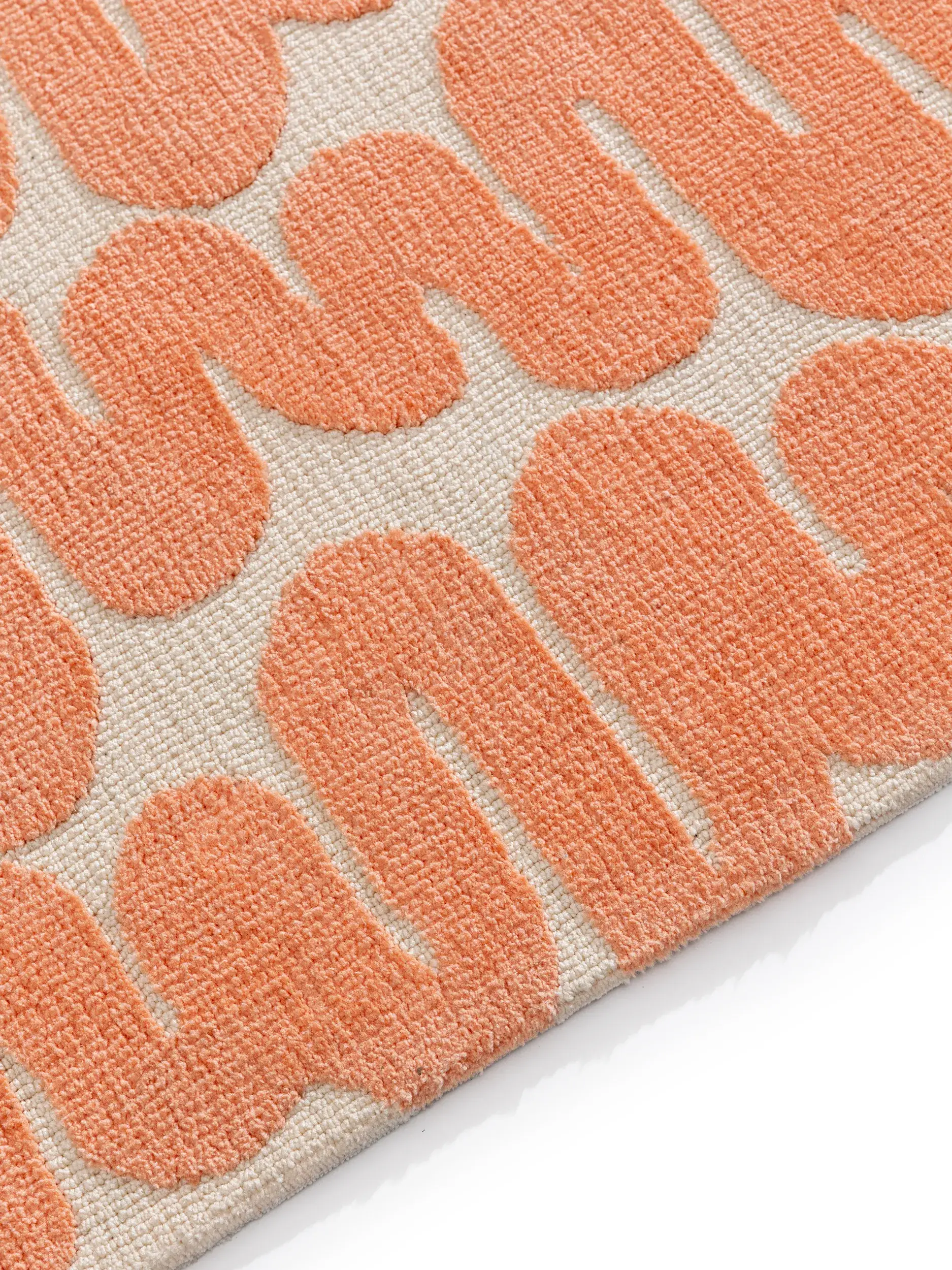 Alfombra de 100% Poliéster (Microfibra) en Naranja con un pelo de {{Placeholder_Pile Height}} de altura de benuta POP