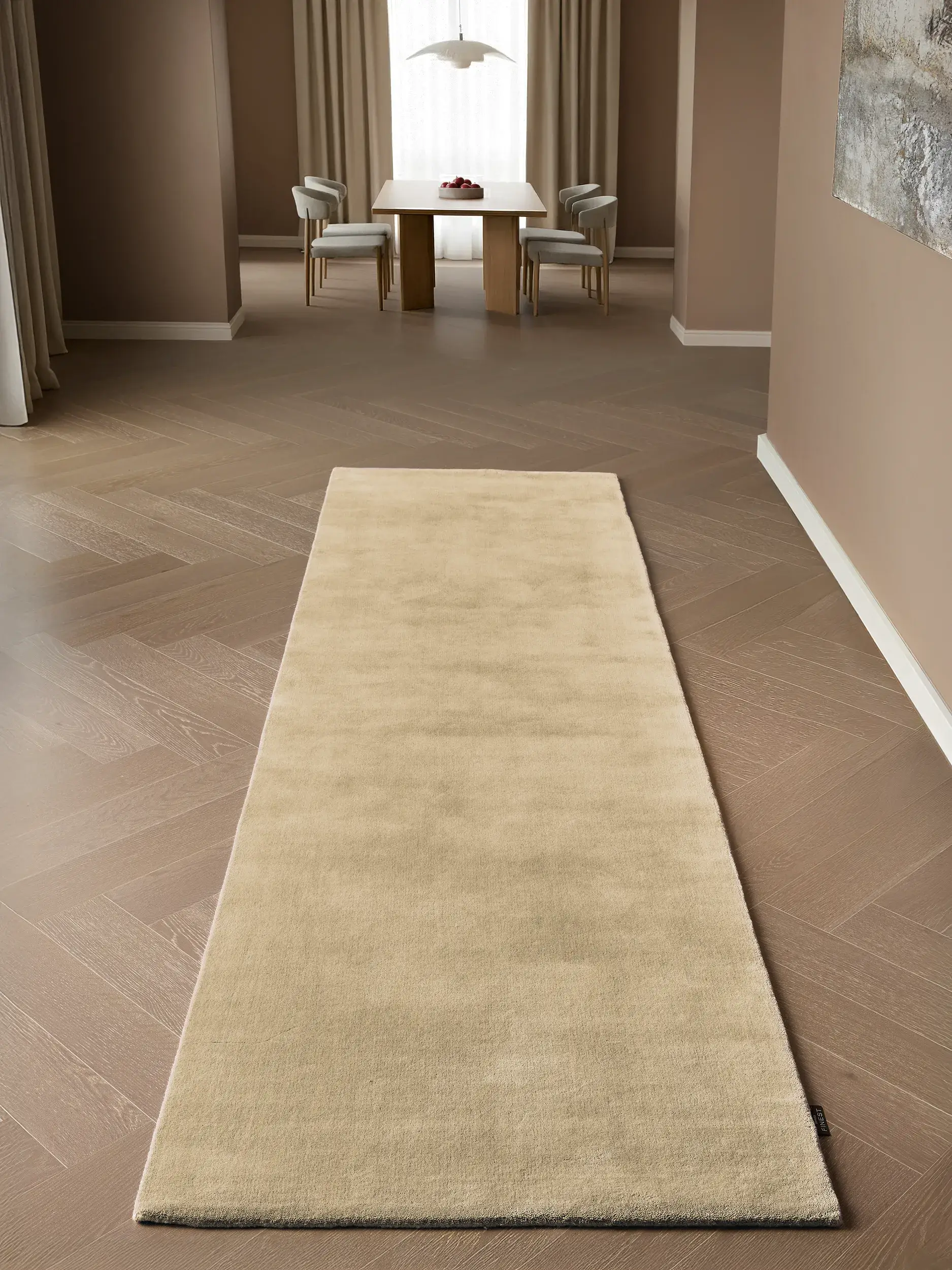 Koberec Mono z 100% Vlna (z Nového Zélandu) v  od benuta Finest