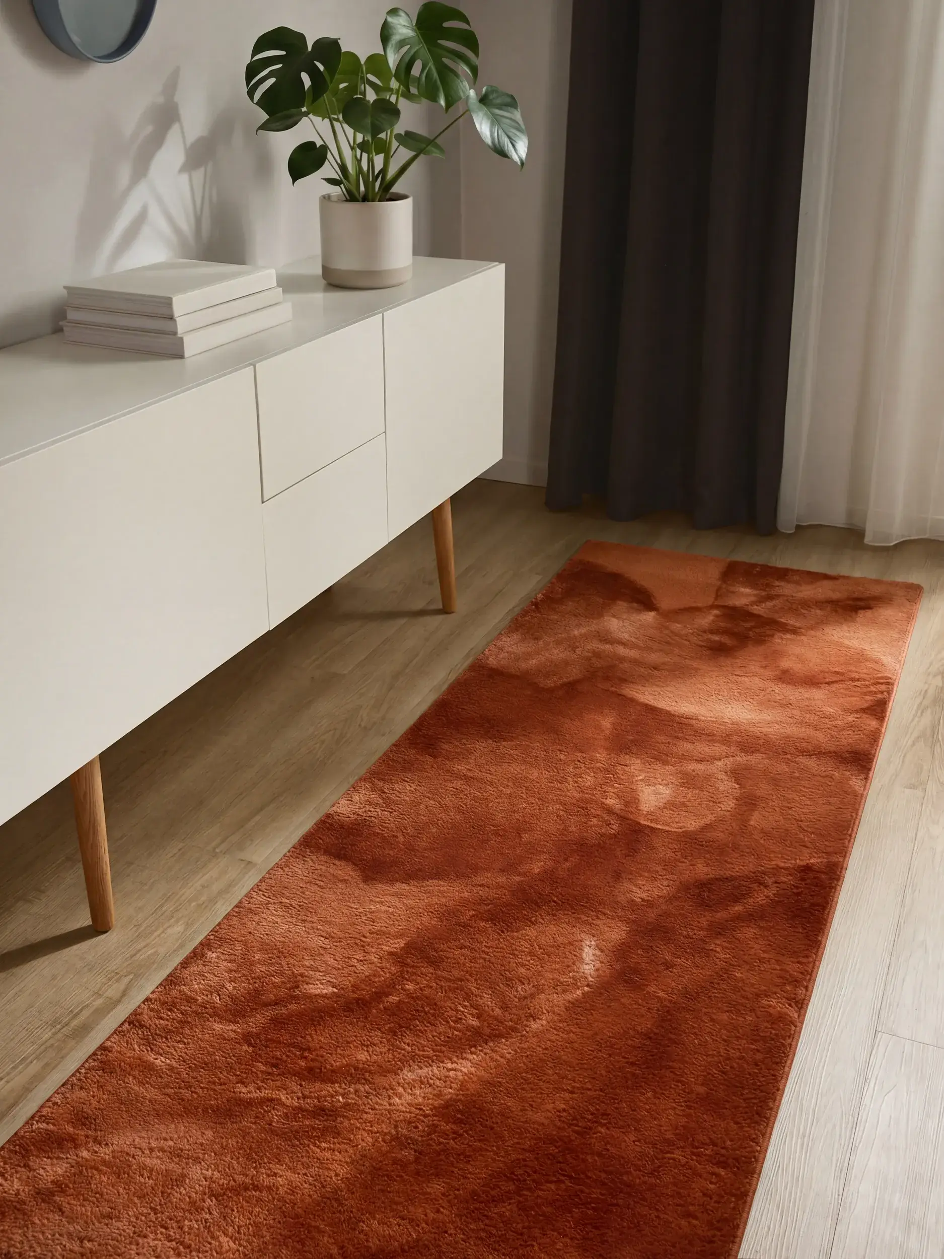 Teppich Furry aus 100% Polyester in  von benuta Basic