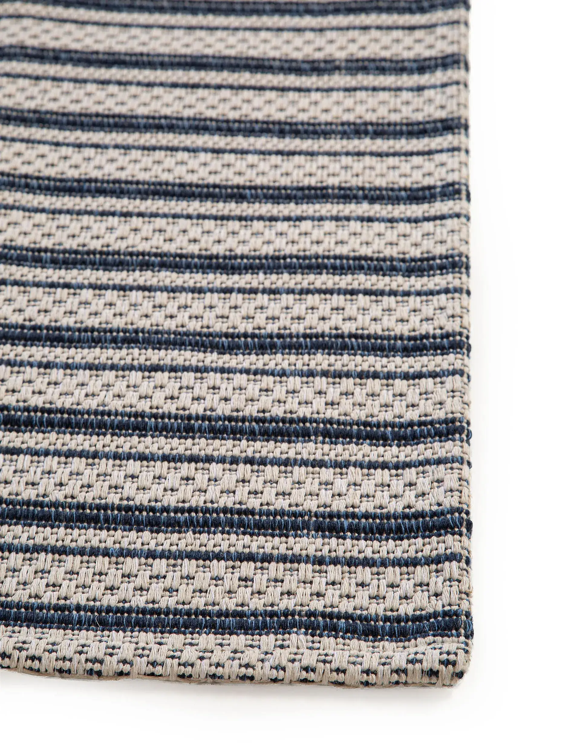 Teppich Cooper aus 100% Baumwolle in Blau von benuta