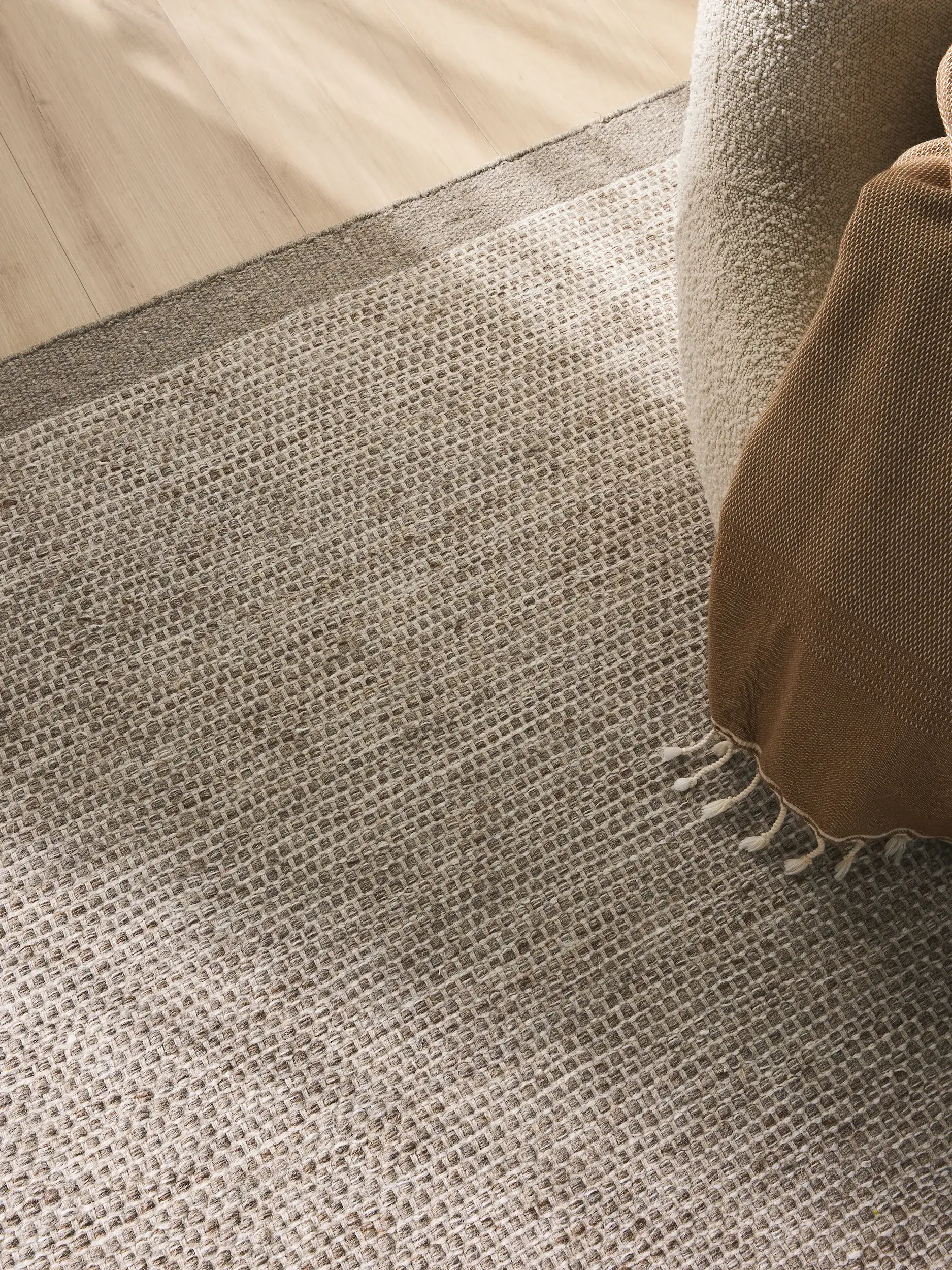 Tapis Rocco en 80% Laine, 20% Coton en  de benuta pure