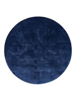 Tapis en viscose Nela Bleu