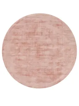 Tapis en viscose Rond Nova Rose