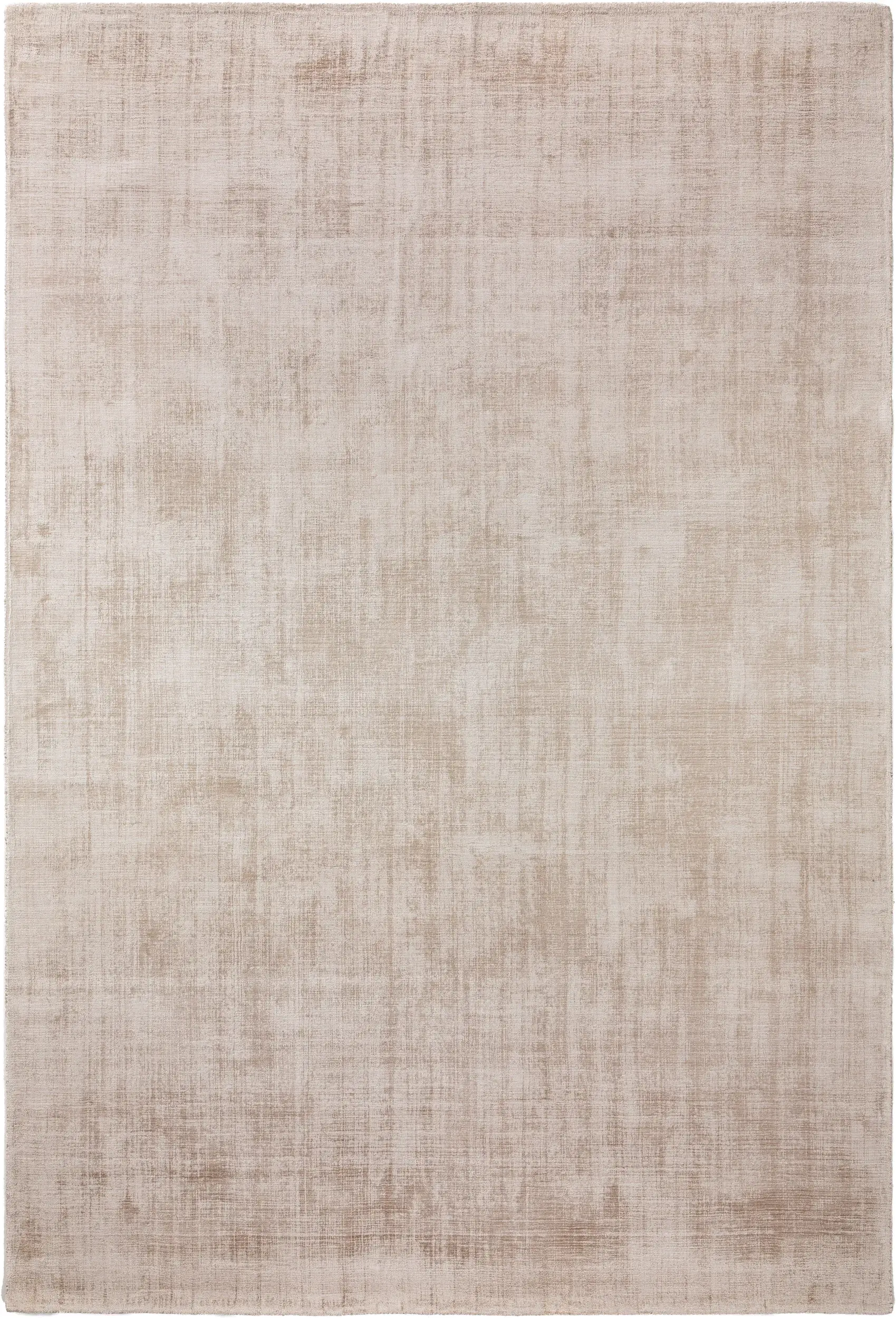 Rug made of 100% Viskose in Beige with a 100% Viskose high pile by benuta Finest