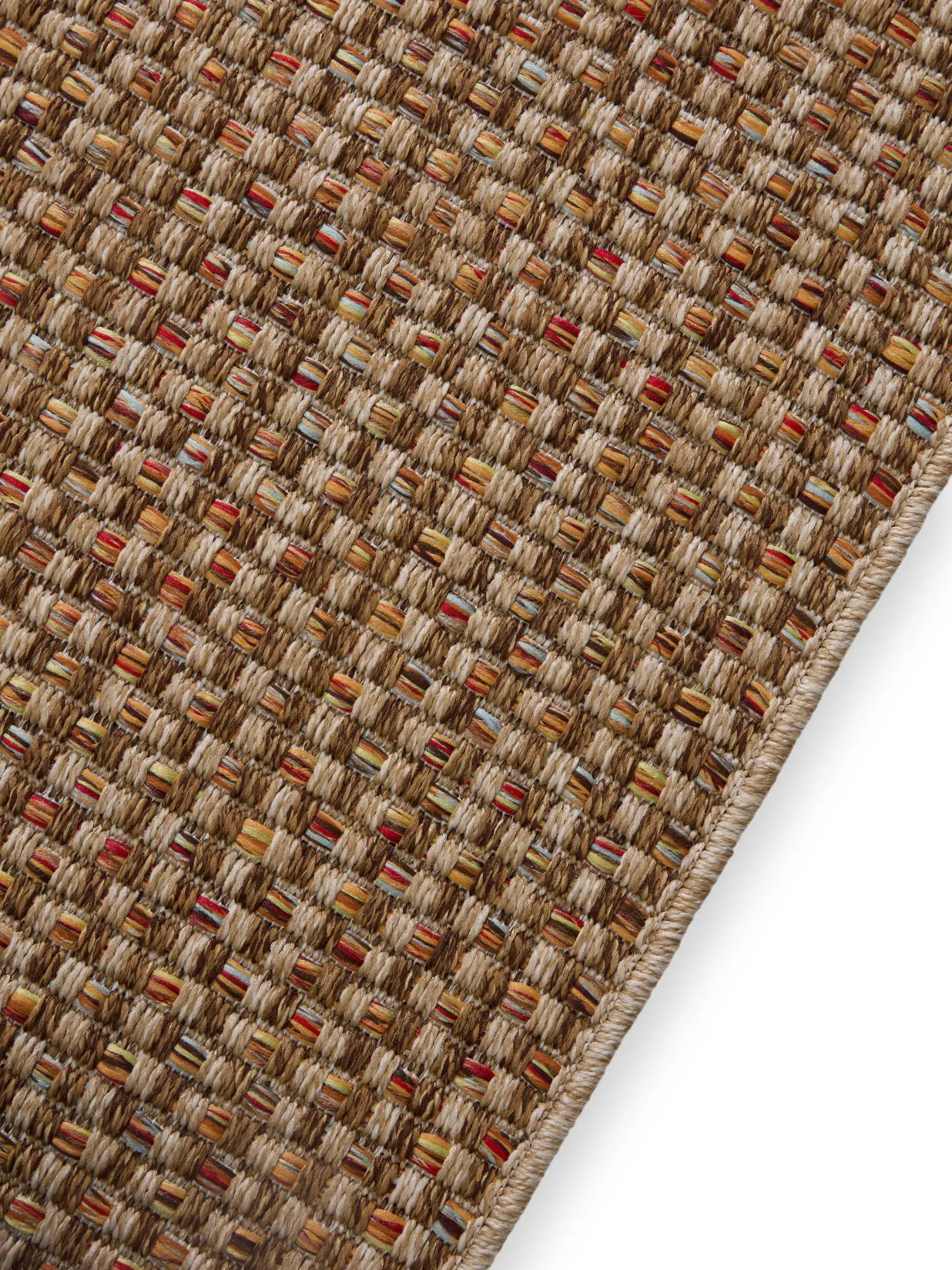 Rug made of 100% Polypropylen in Multicolour with a 100% Polypropylen high pile by benuta Nest