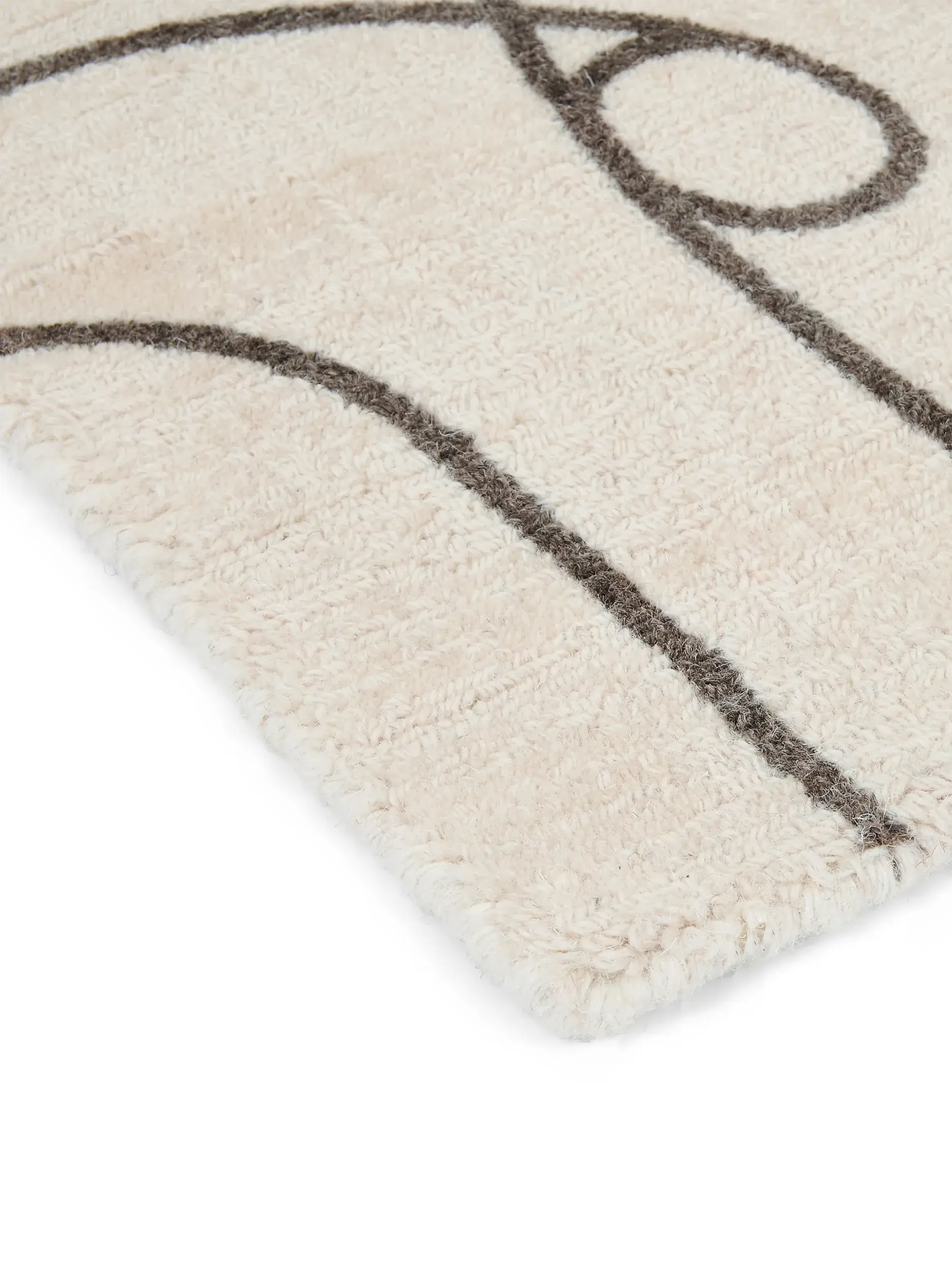 Rug made of 100% Wolle in Weiß with a 100% Wolle high pile by benuta