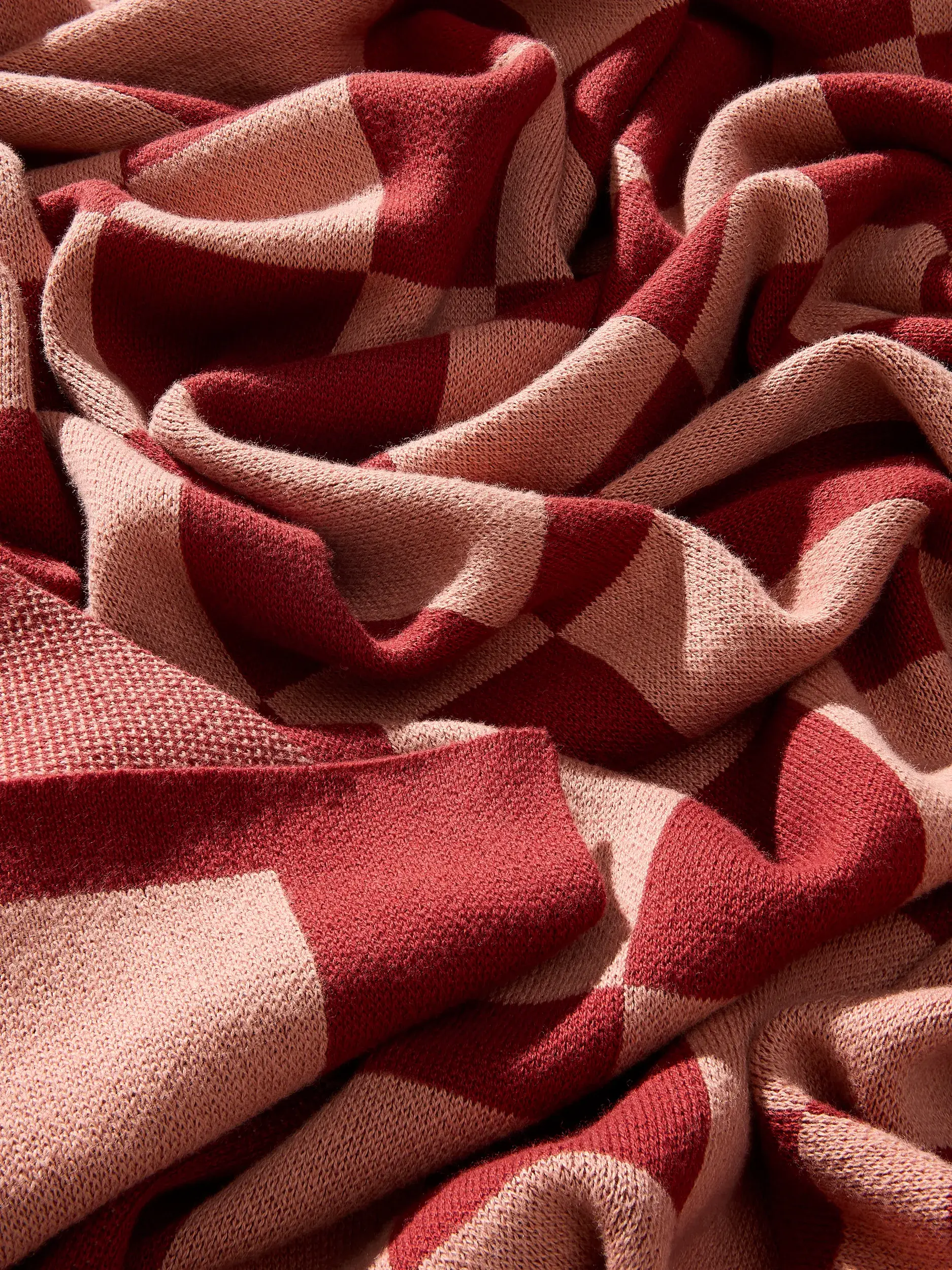 Katoenen deken Carli Rood van benuta Pure