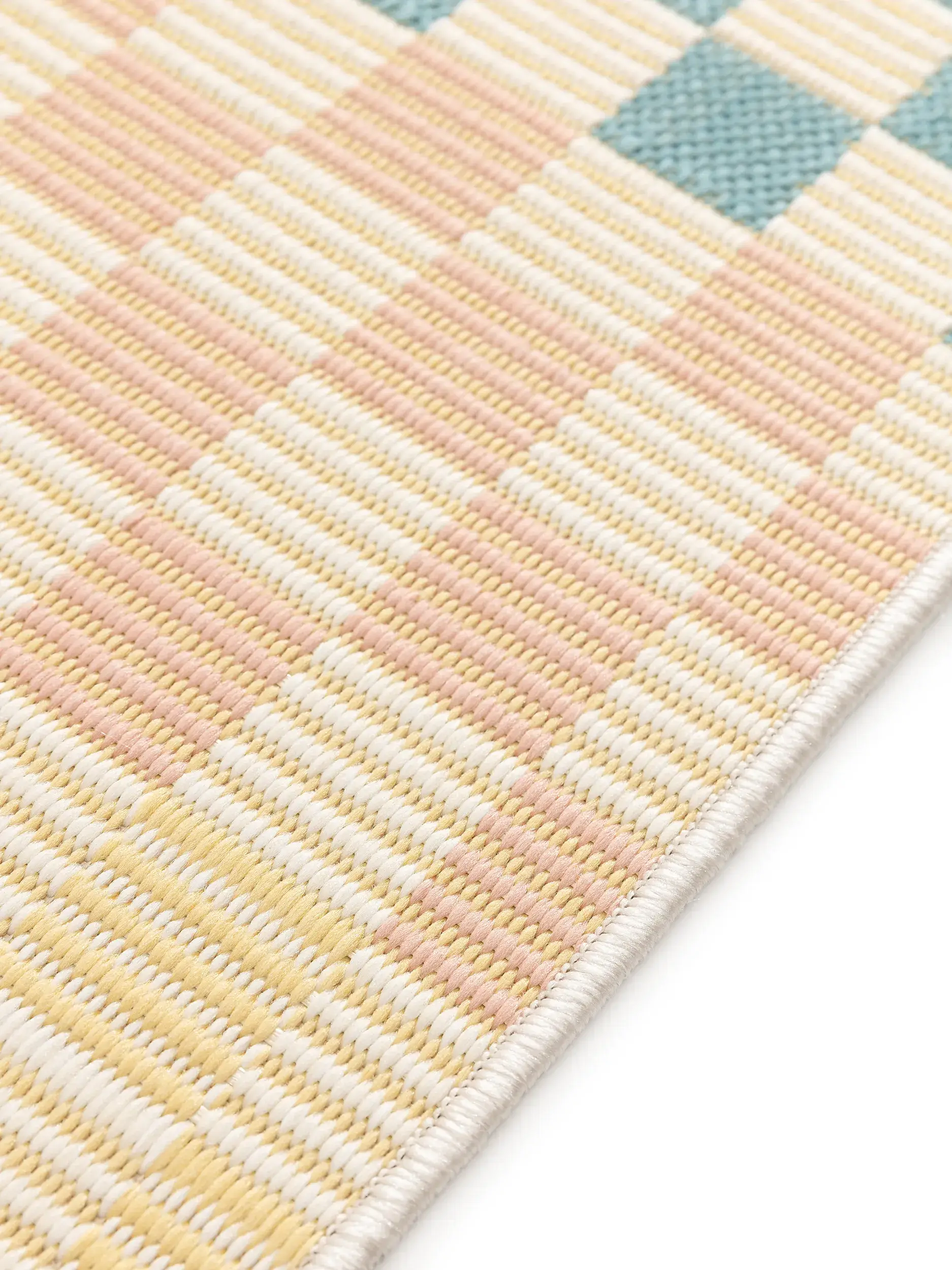 Teppich aus 100% Polypropylen in Multicolor mit 100% Polypropylen hohem Flor von benuta Pop