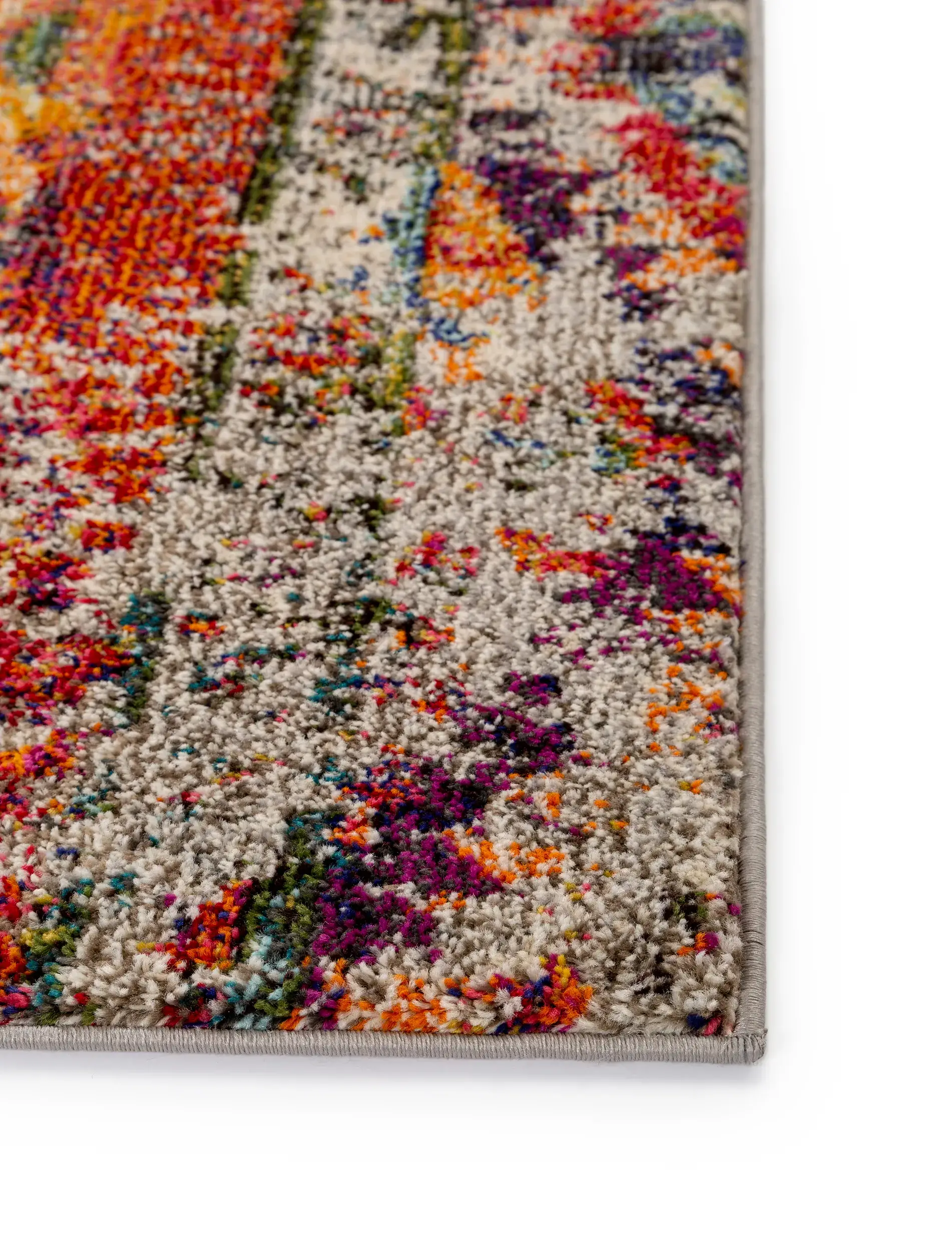 Teppich aus 100% Polypropylen in Multicolor mit 100% Polypropylen hohem Flor von benuta Nest