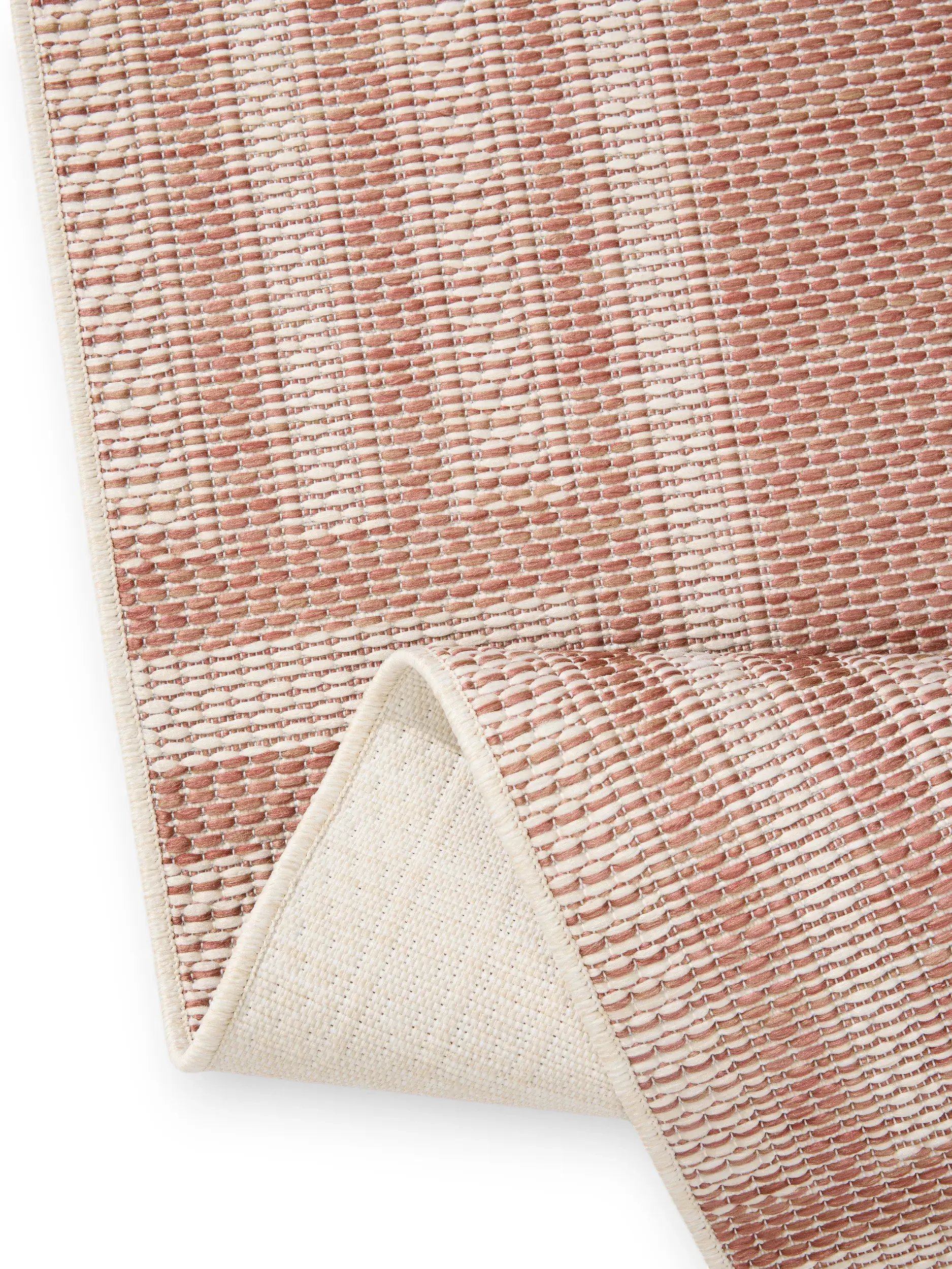 Teppich aus 100% Polypropylen in Braun mit 100% Polypropylen hohem Flor von benuta Nest