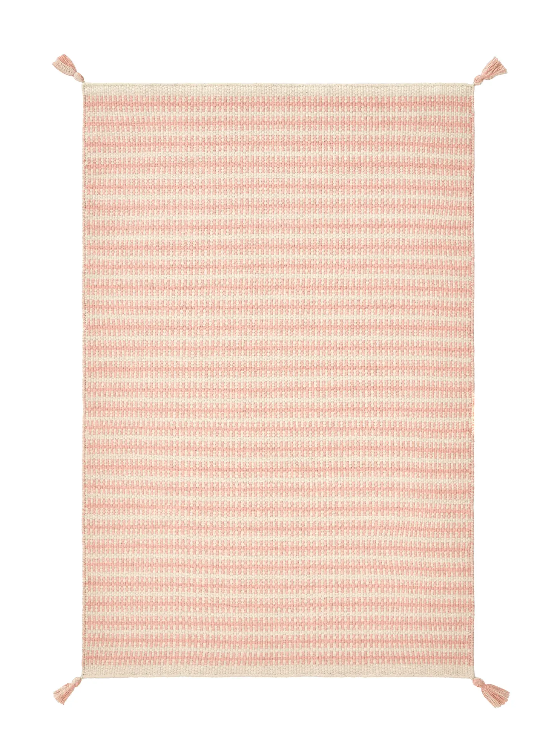Rug made of 100% Wolle in Rosa with a 100% Wolle high pile by Lytte