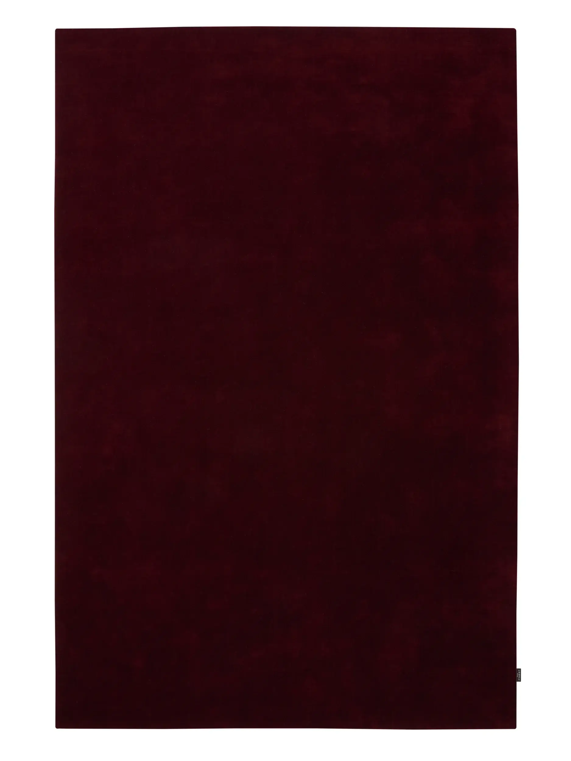 Teppich Mono aus 100% Baumwolle in Rot von benuta
