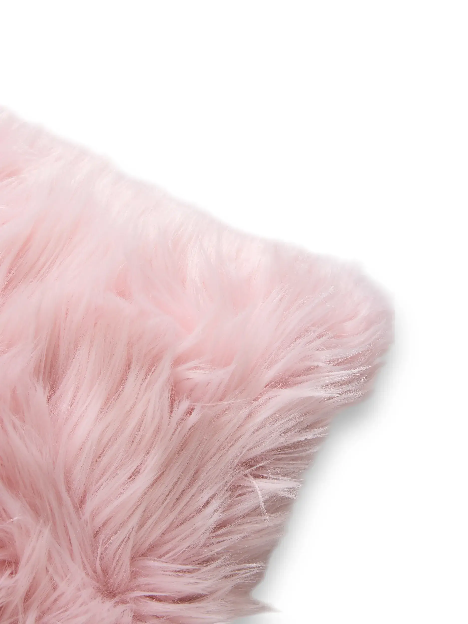 Kissen Nanuk Pink i Einfarbig-design laget av 70 % polyakryl, 30 % polyester fra benuta Pop