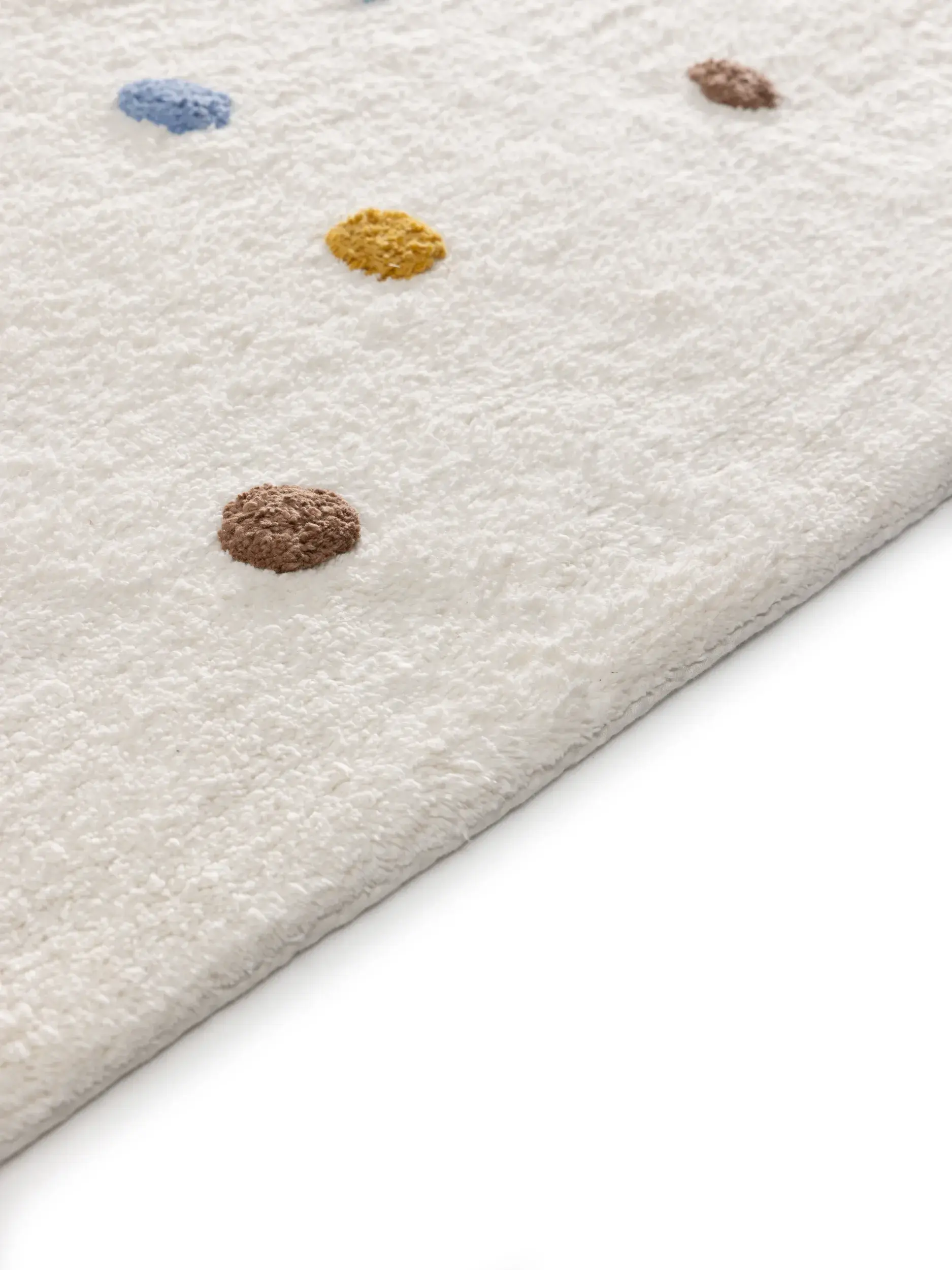 Tappeto di 100% Cotone Riciclato in Multicolor con pelo alto 100% Cotone Riciclato da Lytte
